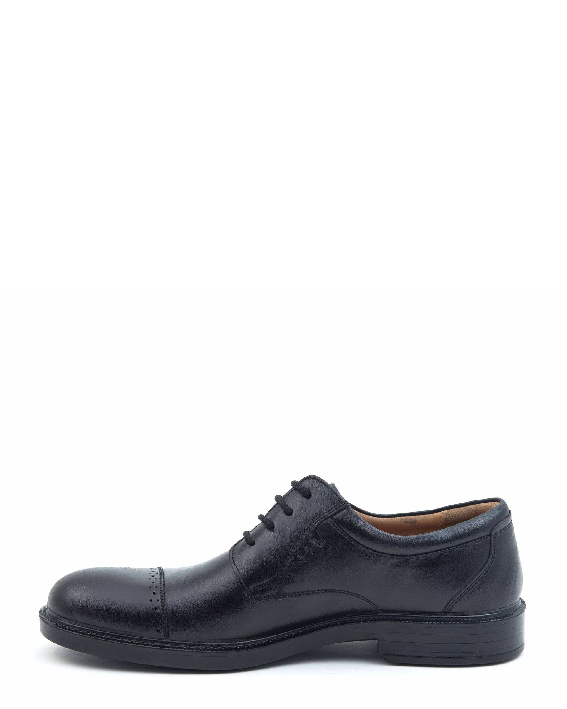 کفش چرم مردانه رسمی مشکی پاما Pama مدل K0318