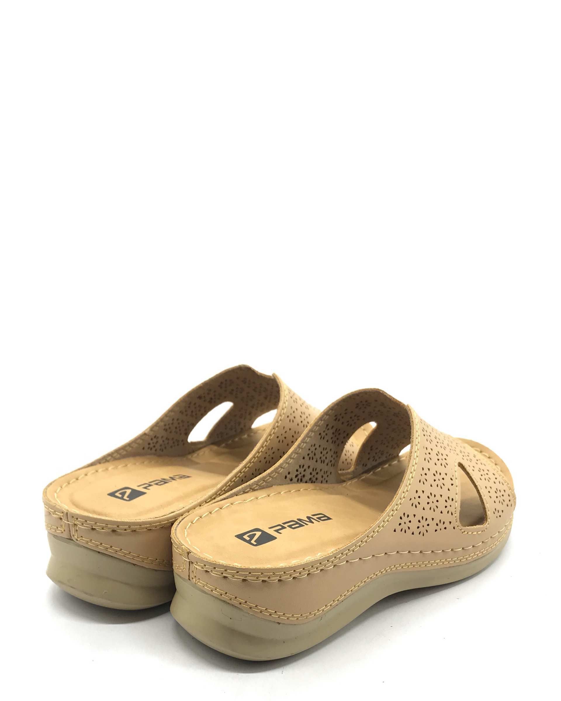 دمپایی زنانه دیبا کرم پاما Pama مدل HZDBA