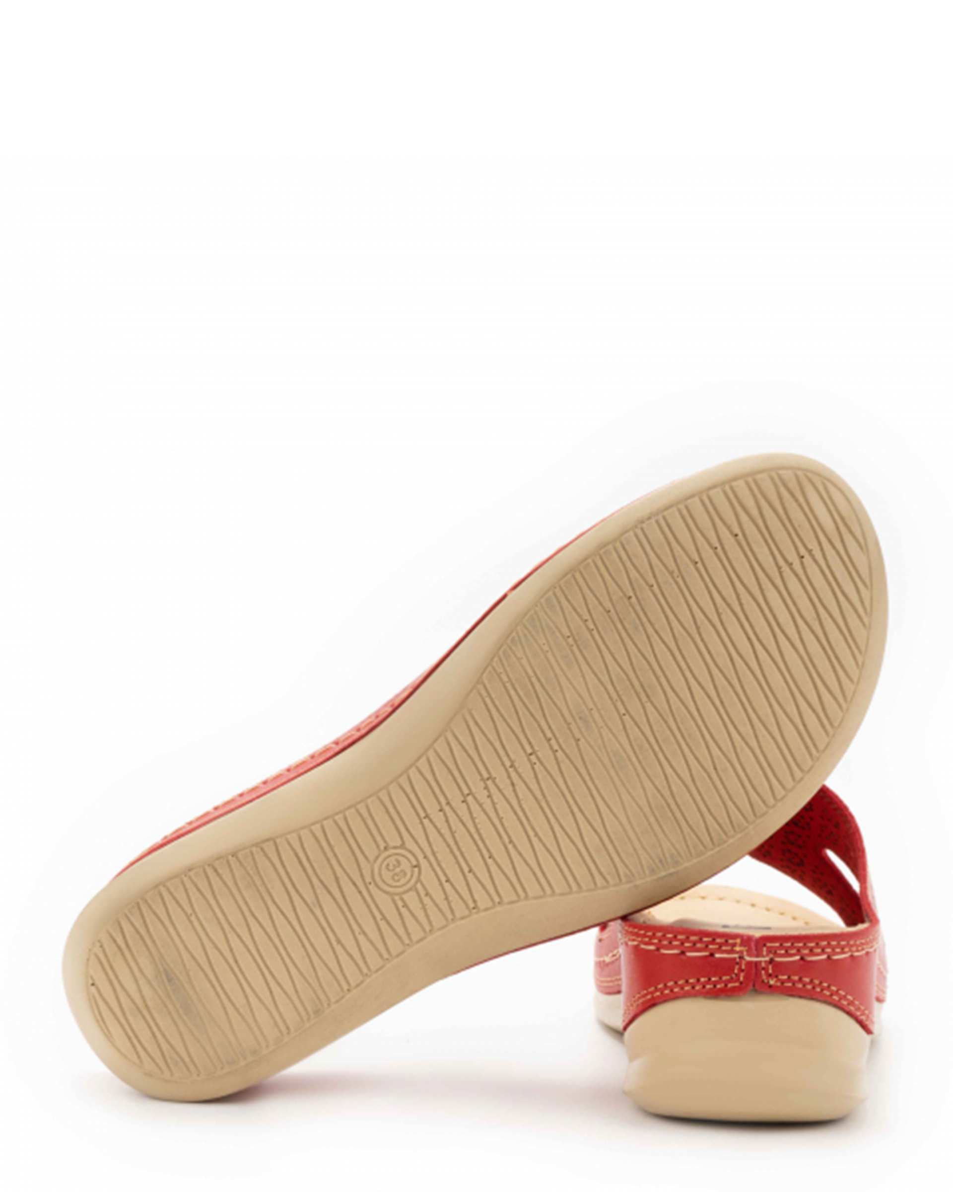 دمپایی زنانه دیبا قرمز پاما Pama مدل HZDBA