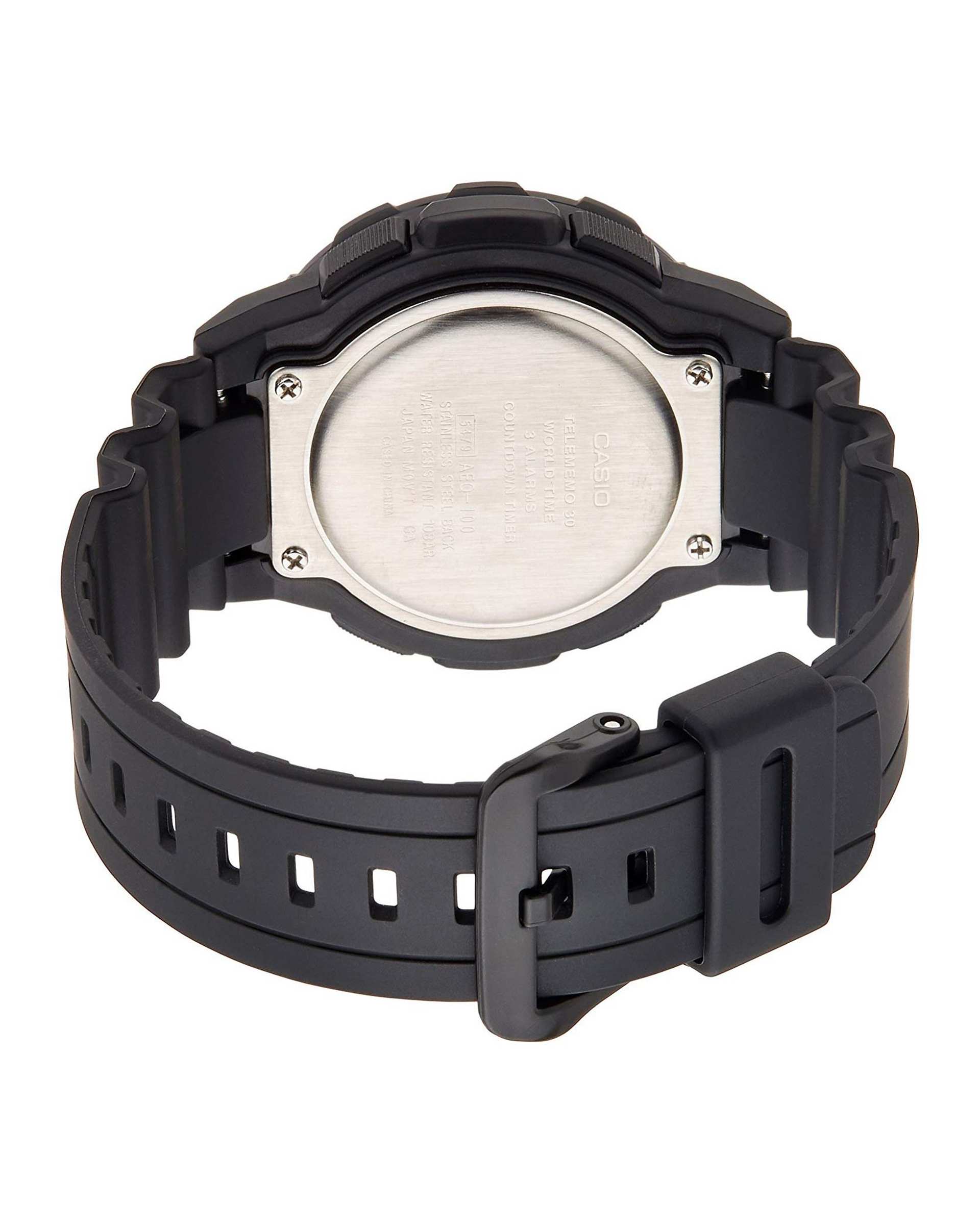 ساعت مچی مردانه عقربه ای و دیجیتال کاسیو Casio مدل AEQ-100W-1A