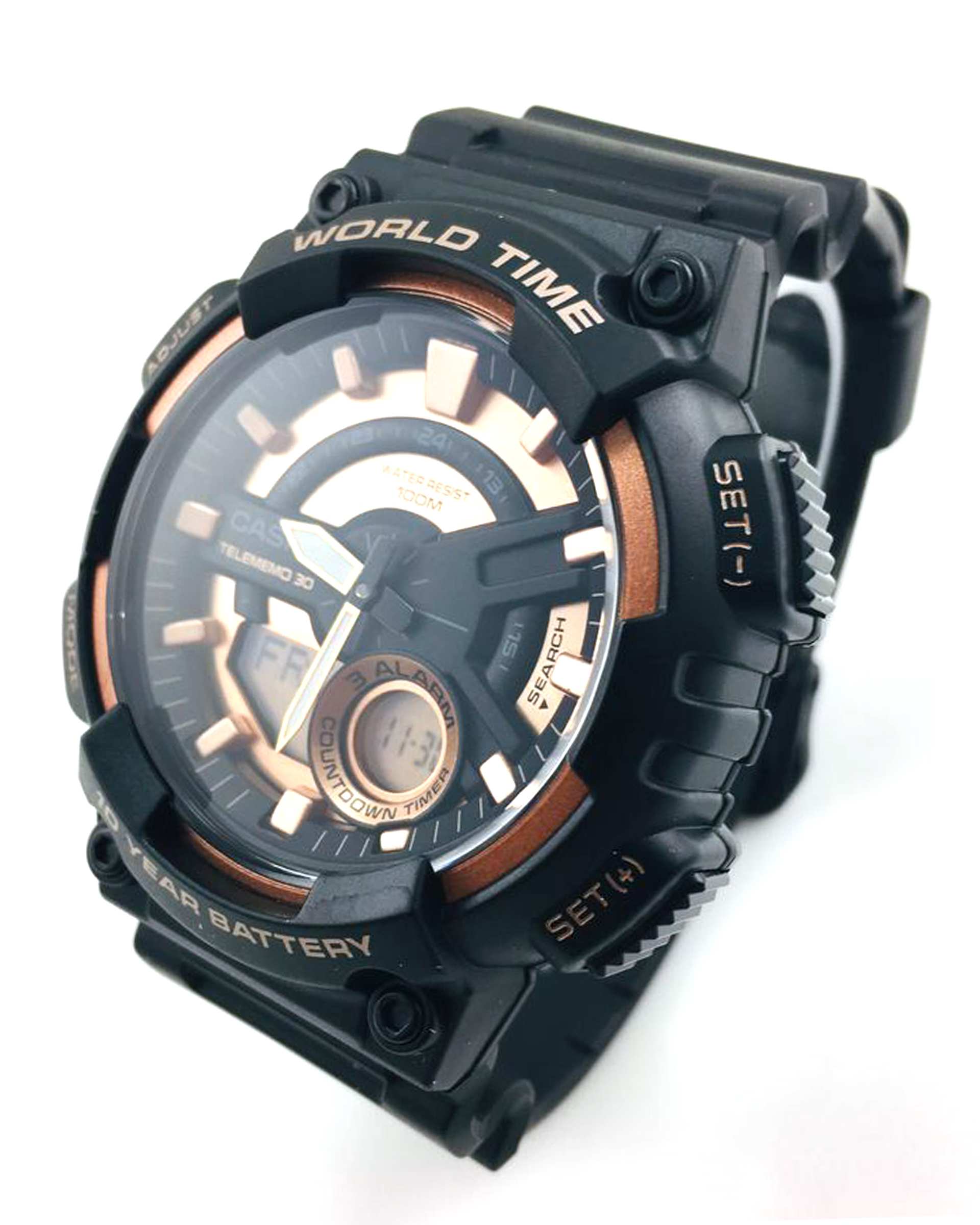 ساعت مچی مردانه عقربه ای و دیجیتال کاسیو Casio مدل AEQ-110W-1A3