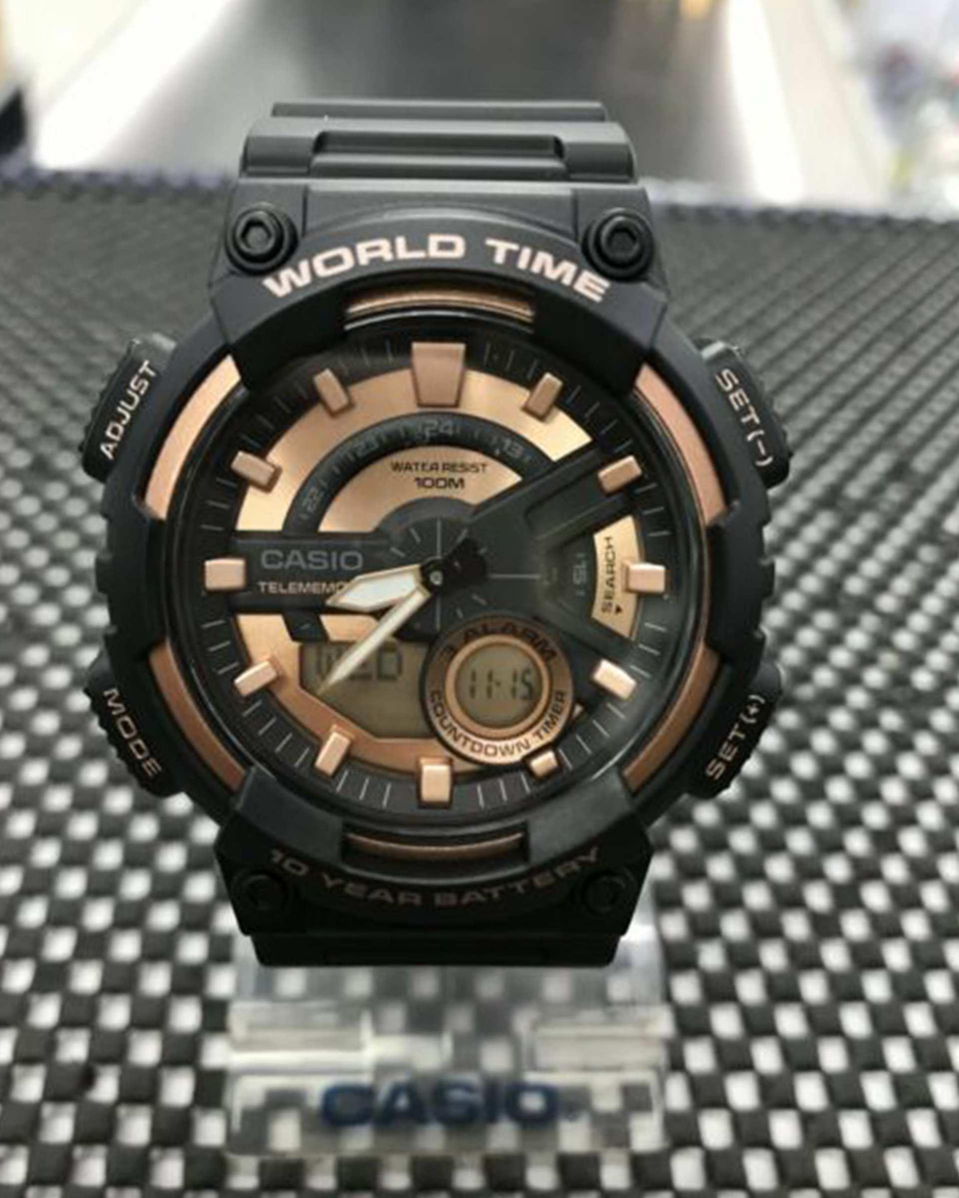 ساعت مچی مردانه عقربه ای و دیجیتال کاسیو Casio مدل AEQ-110W-1A3