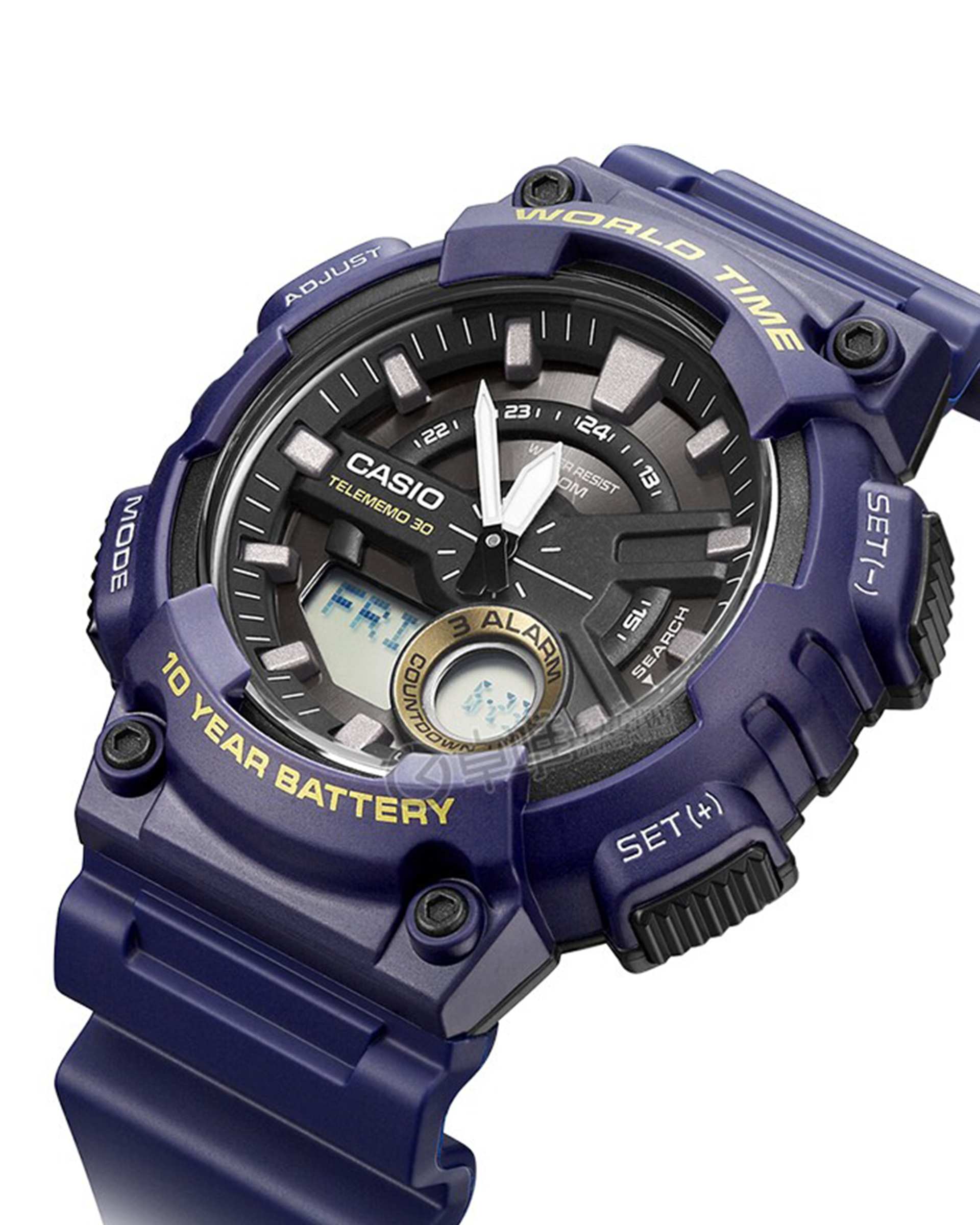 ساعت مچی مردانه عقربه ای و دیجیتال کاسیو Casio مدل AEQ-110W-2A