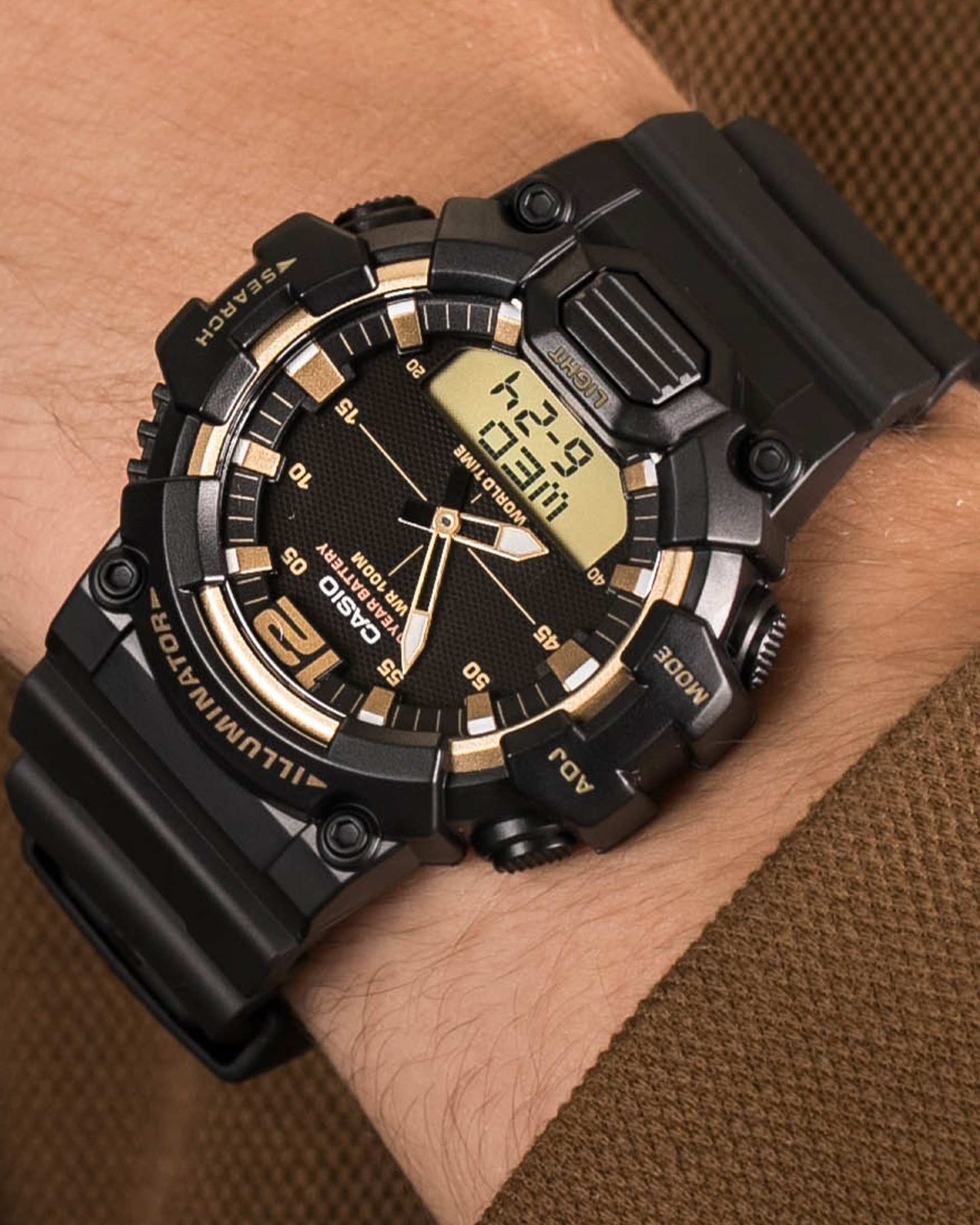 ساعت مچی مردانه عقربه ای و دیجیتال کاسیو Casio مدل HDC-700-9A