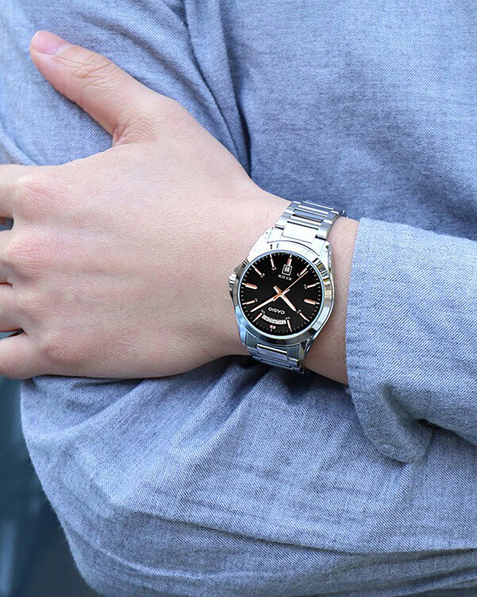 ساعت مچی مردانه عقربه ای کاسیو Casio مدل MTP-1370D-1A2