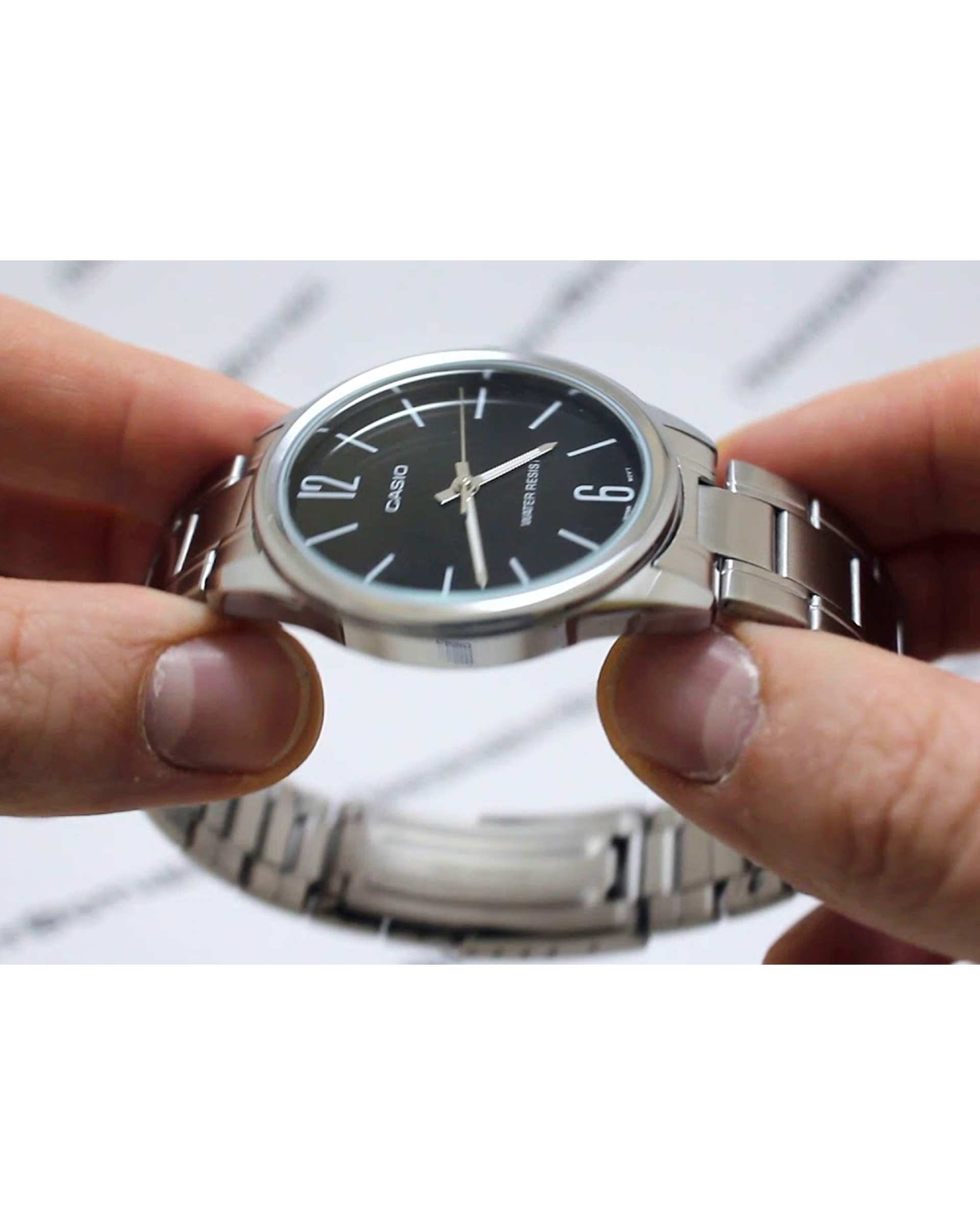 ساعت مچی مردانه عقربه ای کاسیو Casio مدل MTP-V005D-1B