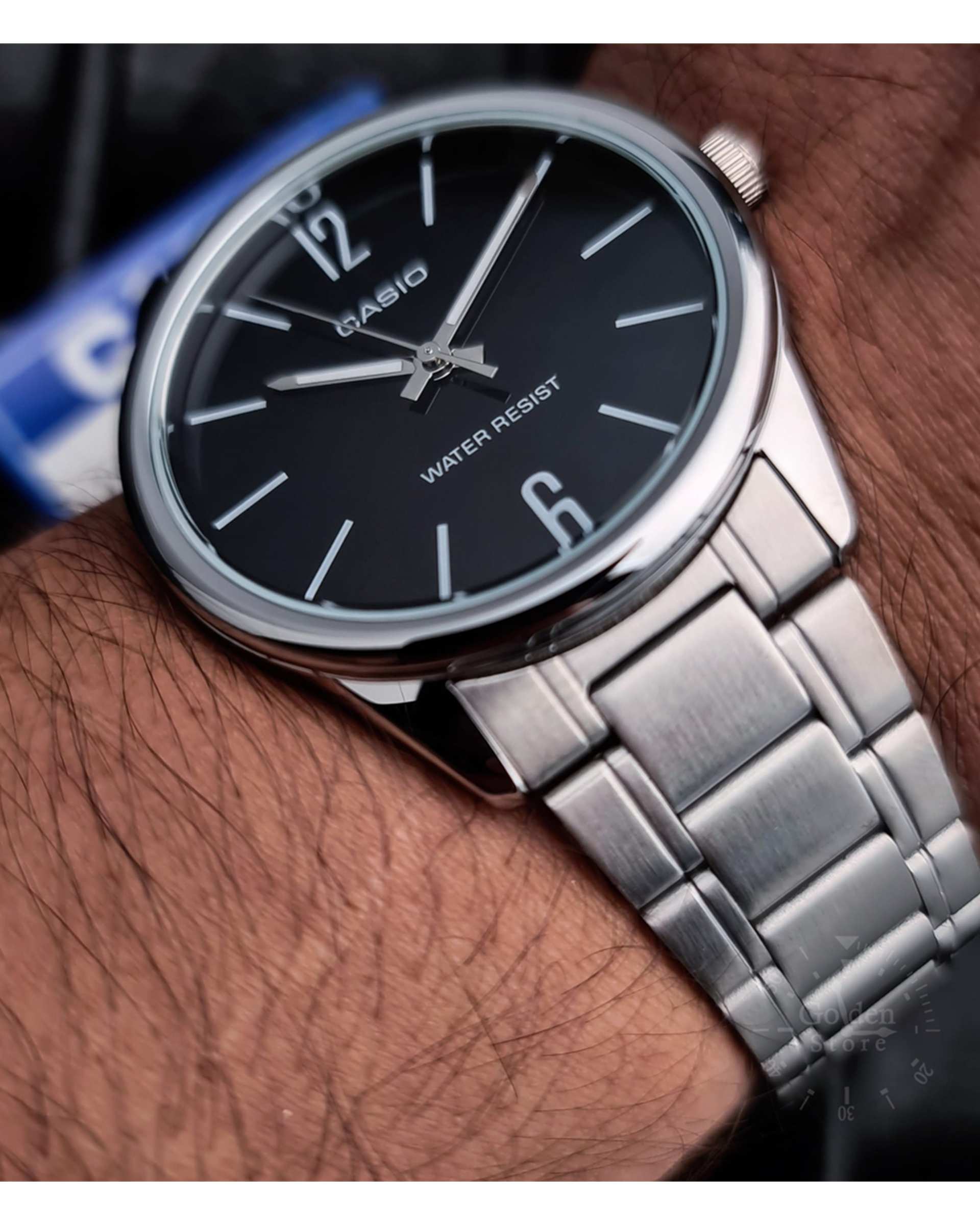 ساعت مچی مردانه عقربه ای کاسیو Casio مدل MTP-V005D-1B