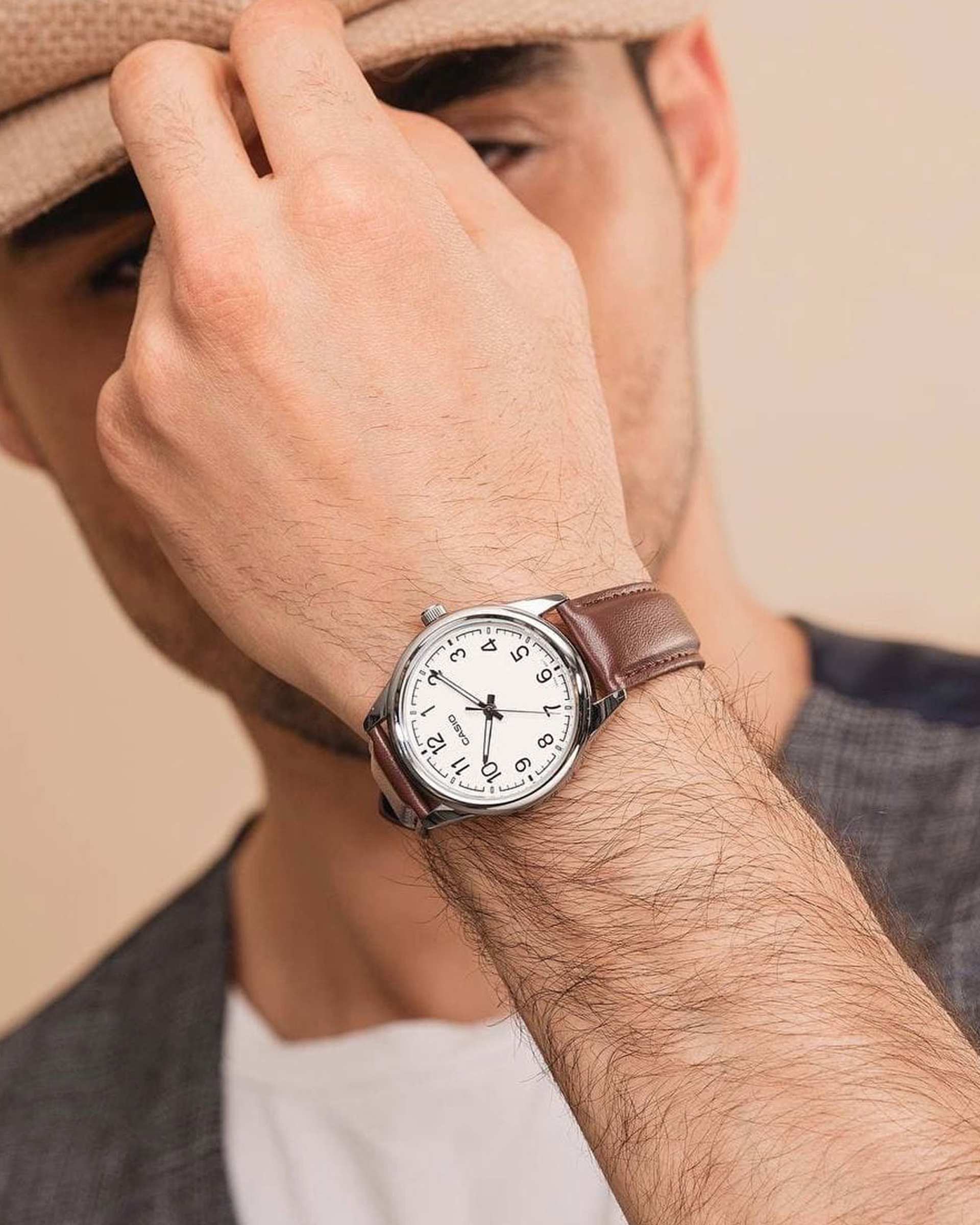 ساعت مچی مردانه عقربه ای کاسیو Casio مدل MTP-V005L-7B4UDF
