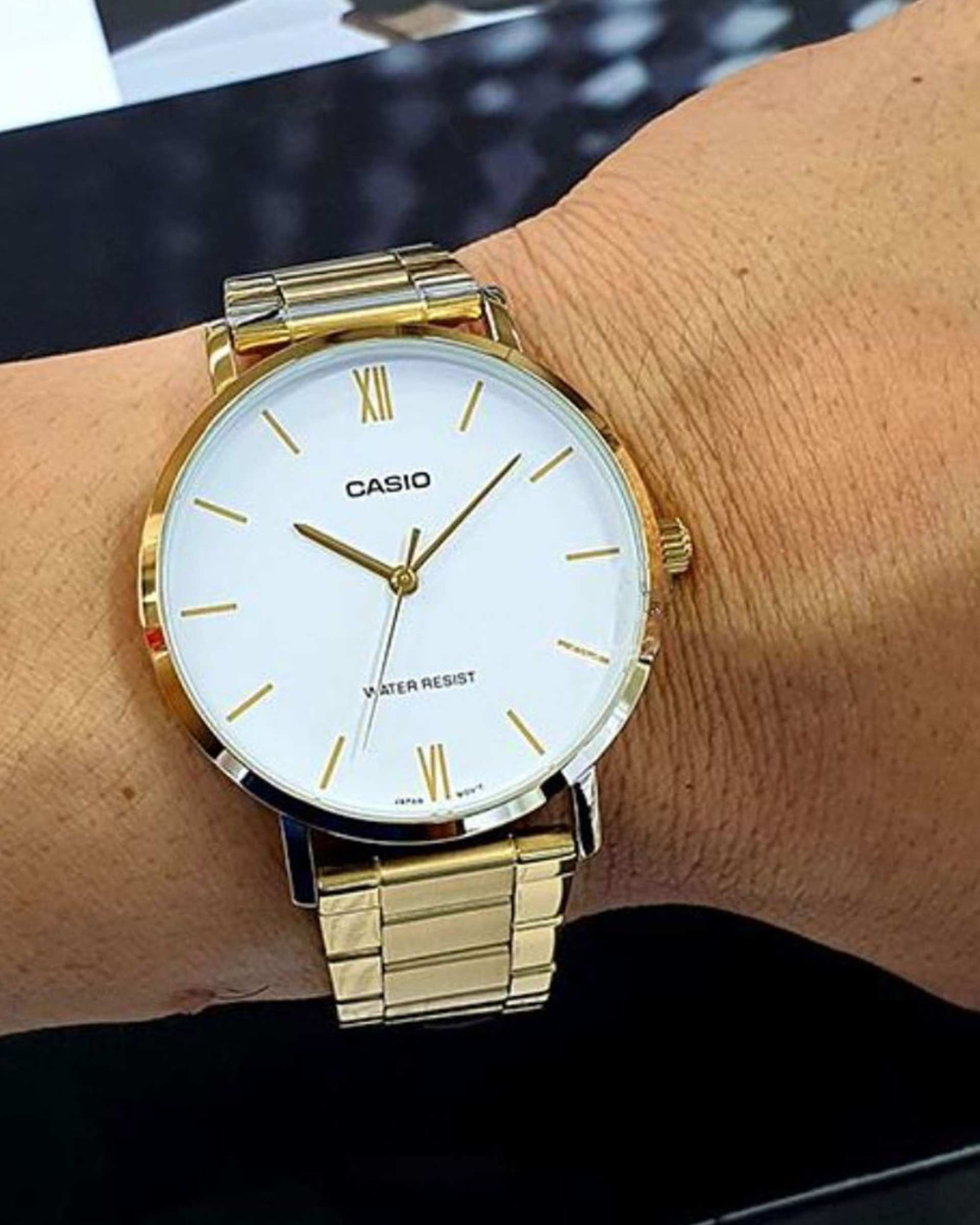 ساعت مچی مردانه عقربه ای کاسیو Casio مدل MTP-VT01G-7BUDF