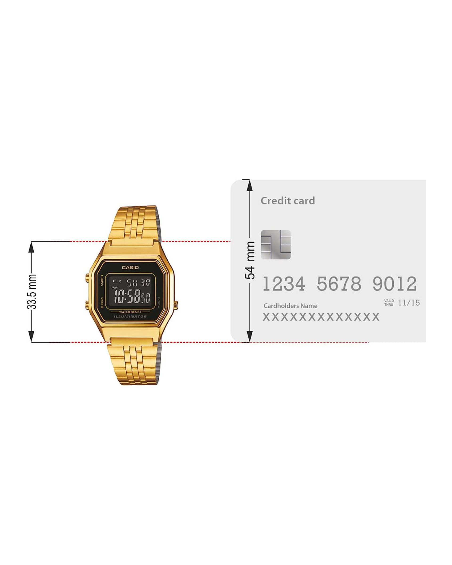 ساعت مچی زنانه دیجیتال کاسیو Casio مدل LA680WGA-1B