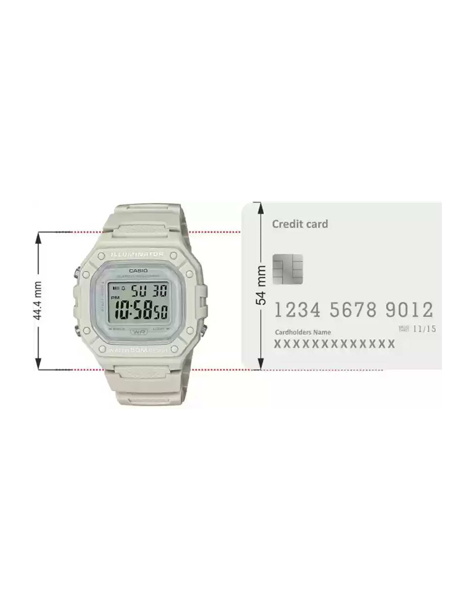 ساعت مچی دیجیتال کاسیو Casio مدل W-218HC-8AVDF