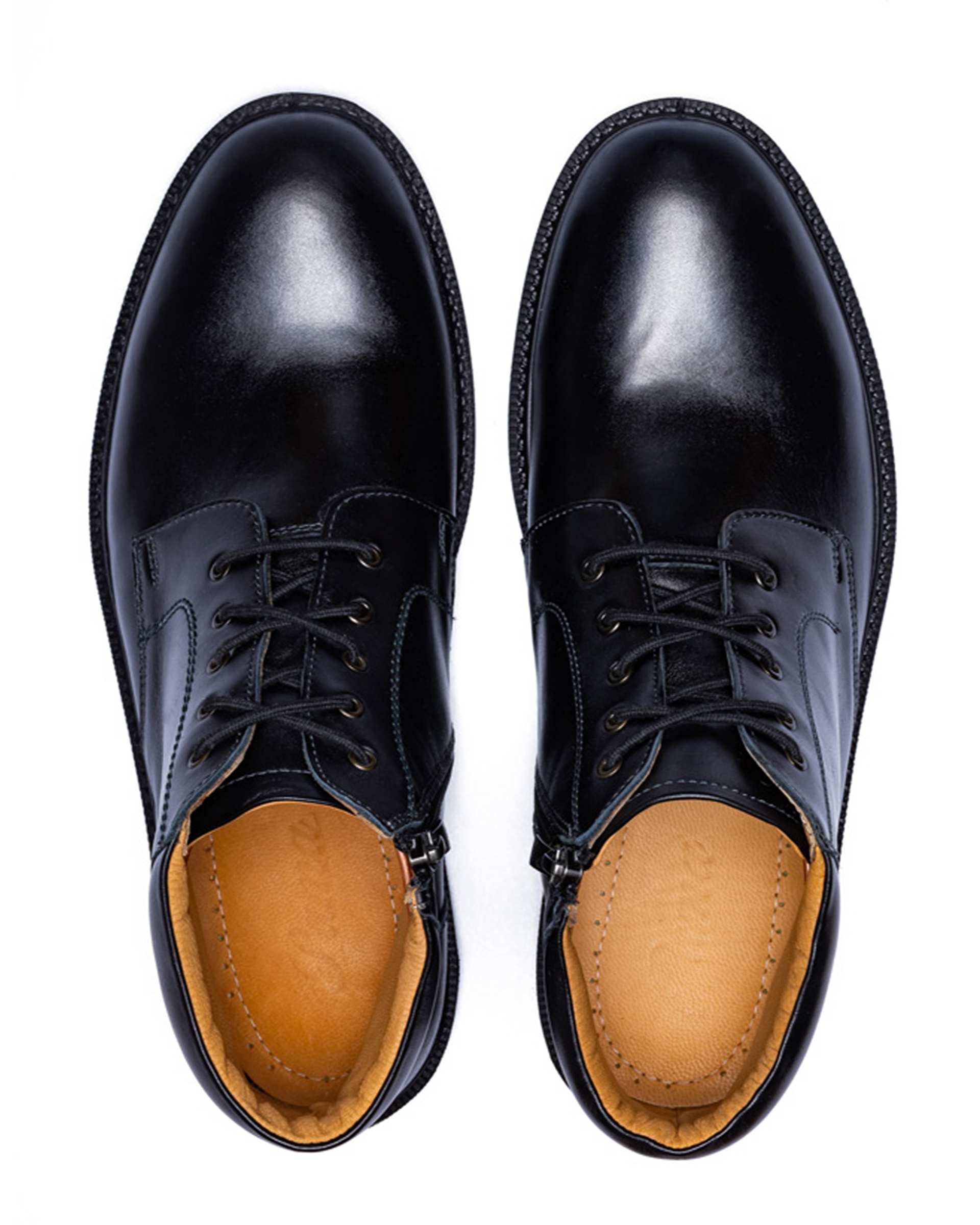 نیم بوت چرم مردانه مشکی پاما Pama مدل K0326