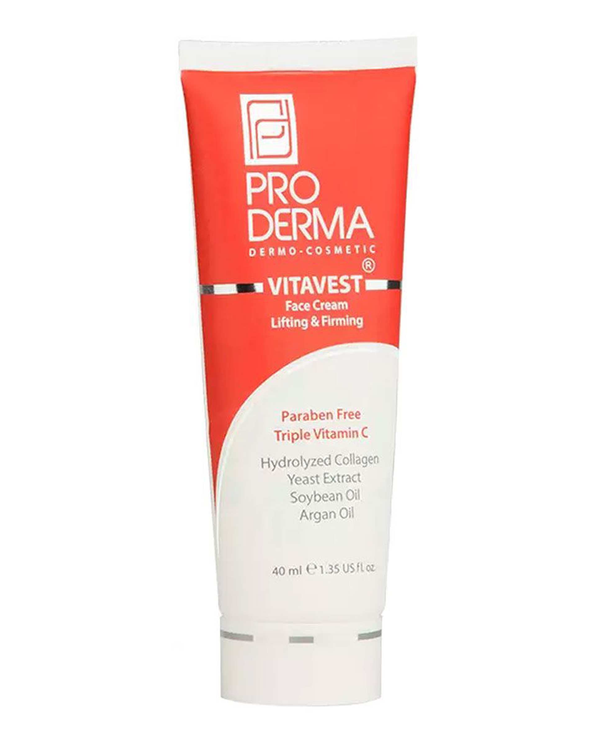 کرم ضد چروک و سفت کننده پوست صورت پرودرما Proderma مدل Vitavest Lifting And Firming