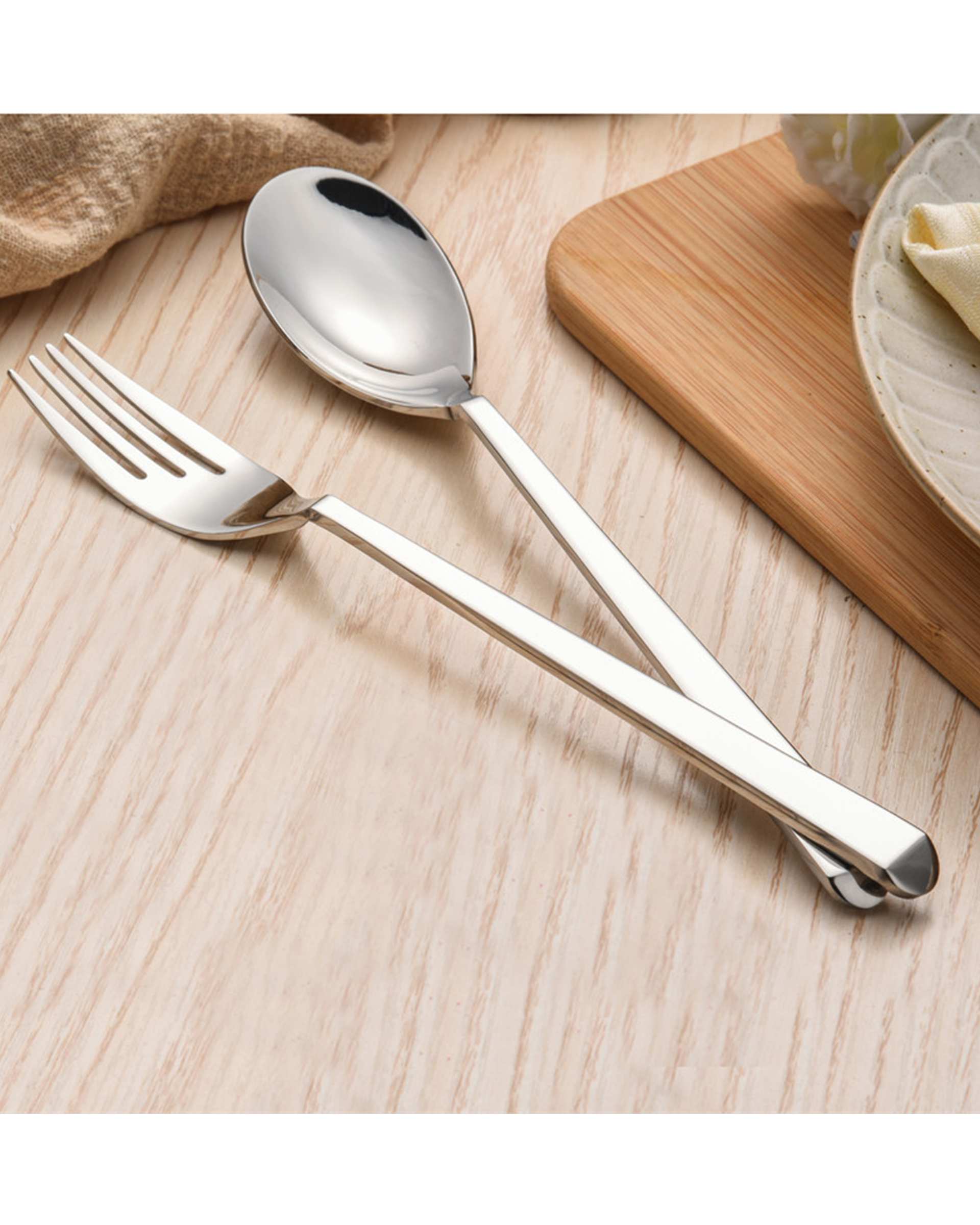 سرویس قاشق و چنگال 15 پارچه استیل جی فی نی Giffini مدل G42
