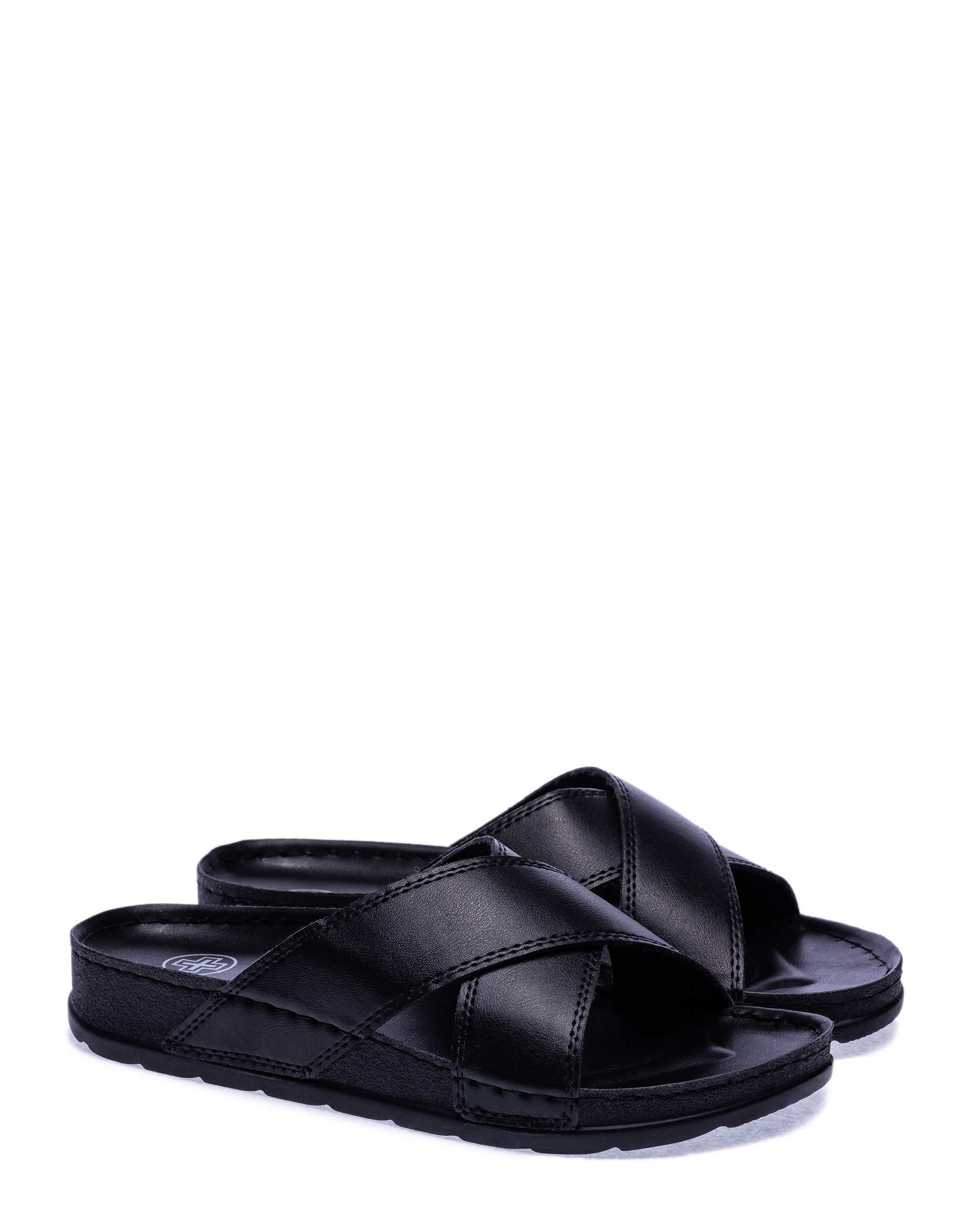 دمپایی زنانه رسپینا مشکی پاما Pama مدل HZRSP