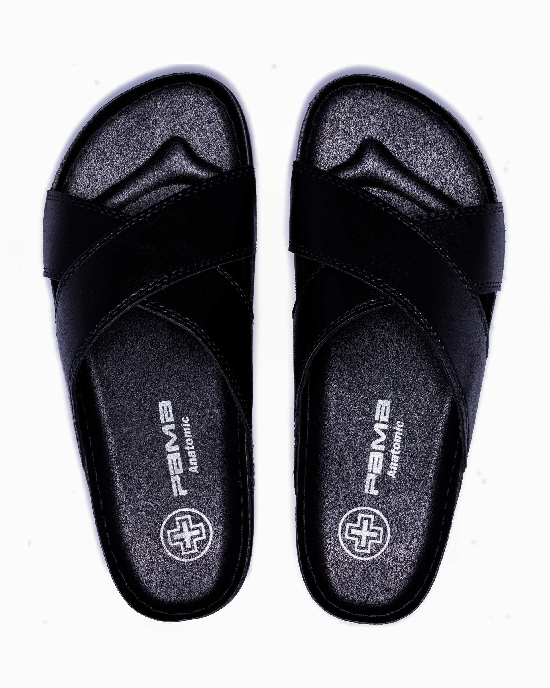 دمپایی زنانه رسپینا مشکی پاما Pama مدل HZRSP