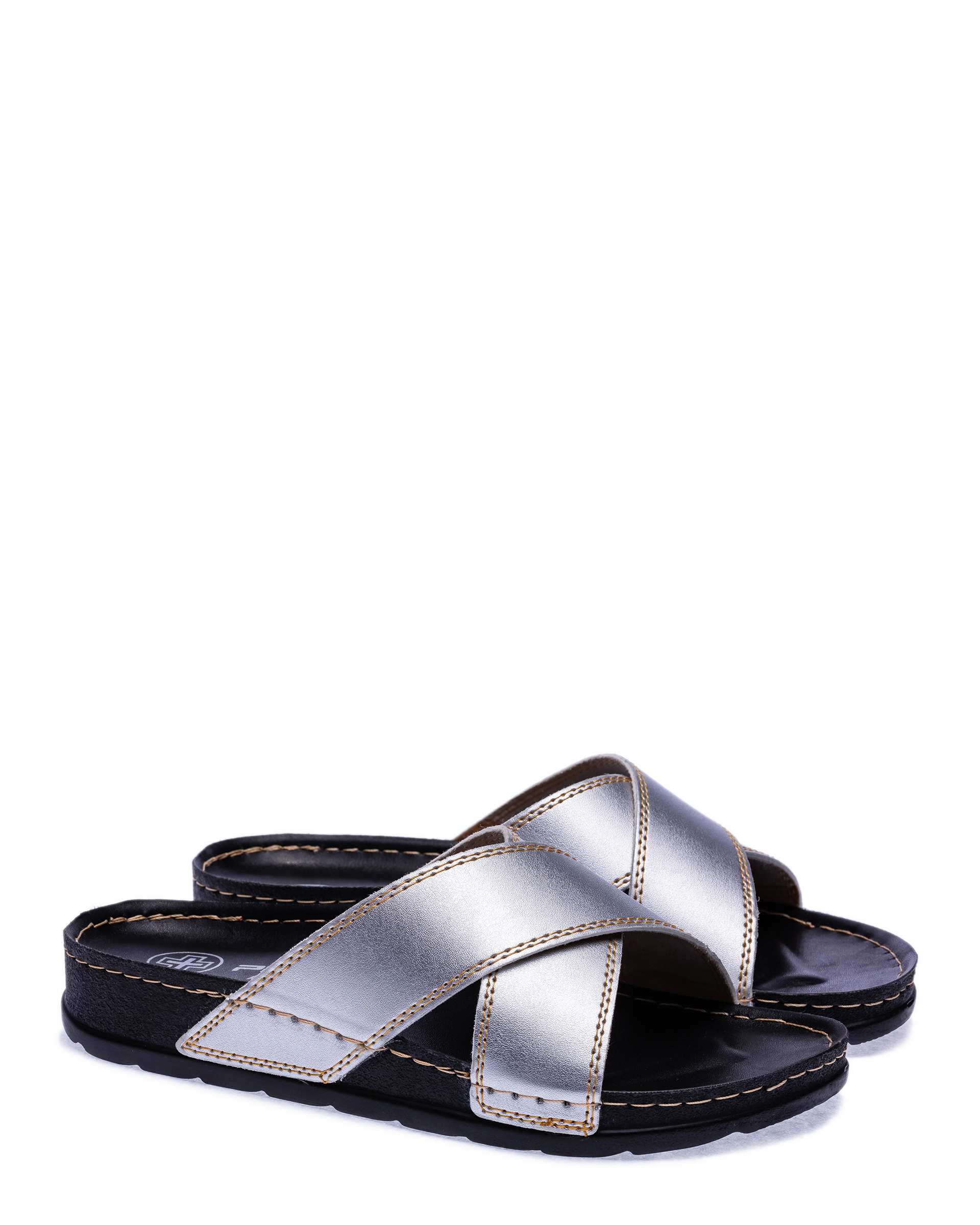 دمپایی زنانه رسپینا نقره ای پاما Pama مدل HZRSP