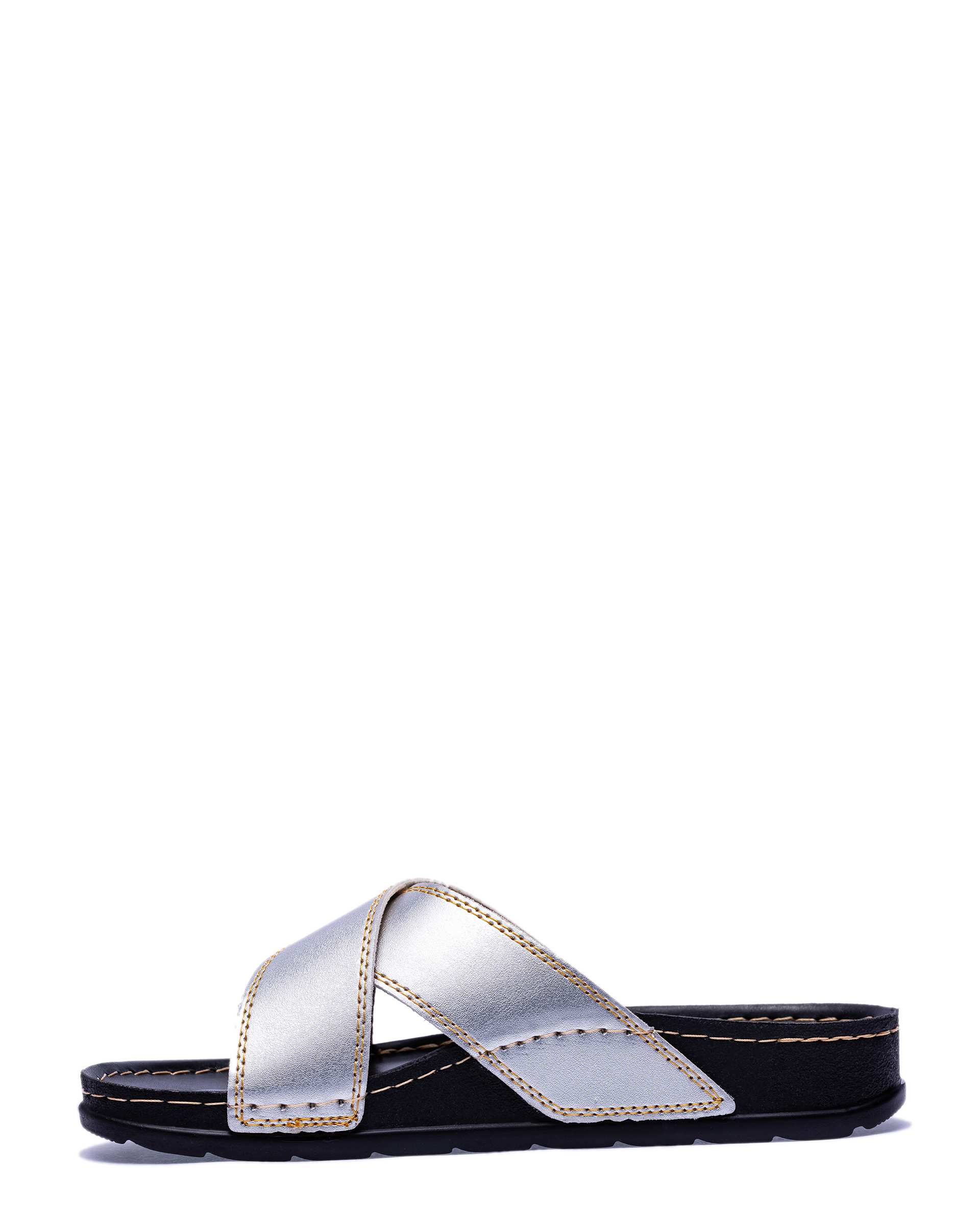 دمپایی زنانه رسپینا نقره ای پاما Pama مدل HZRSP