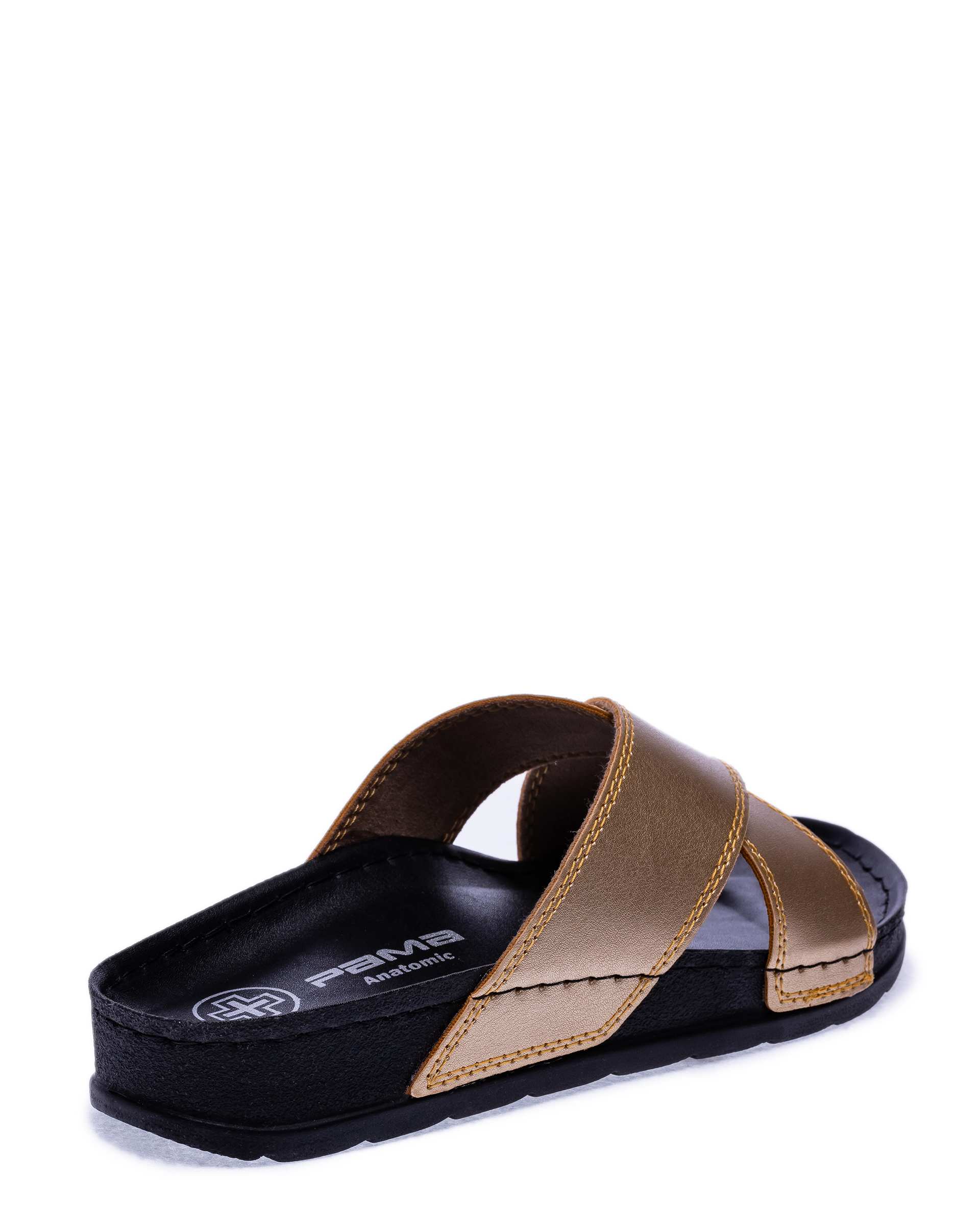 دمپایی زنانه رسپینا طلایی پاما Pama مدل HZRSP