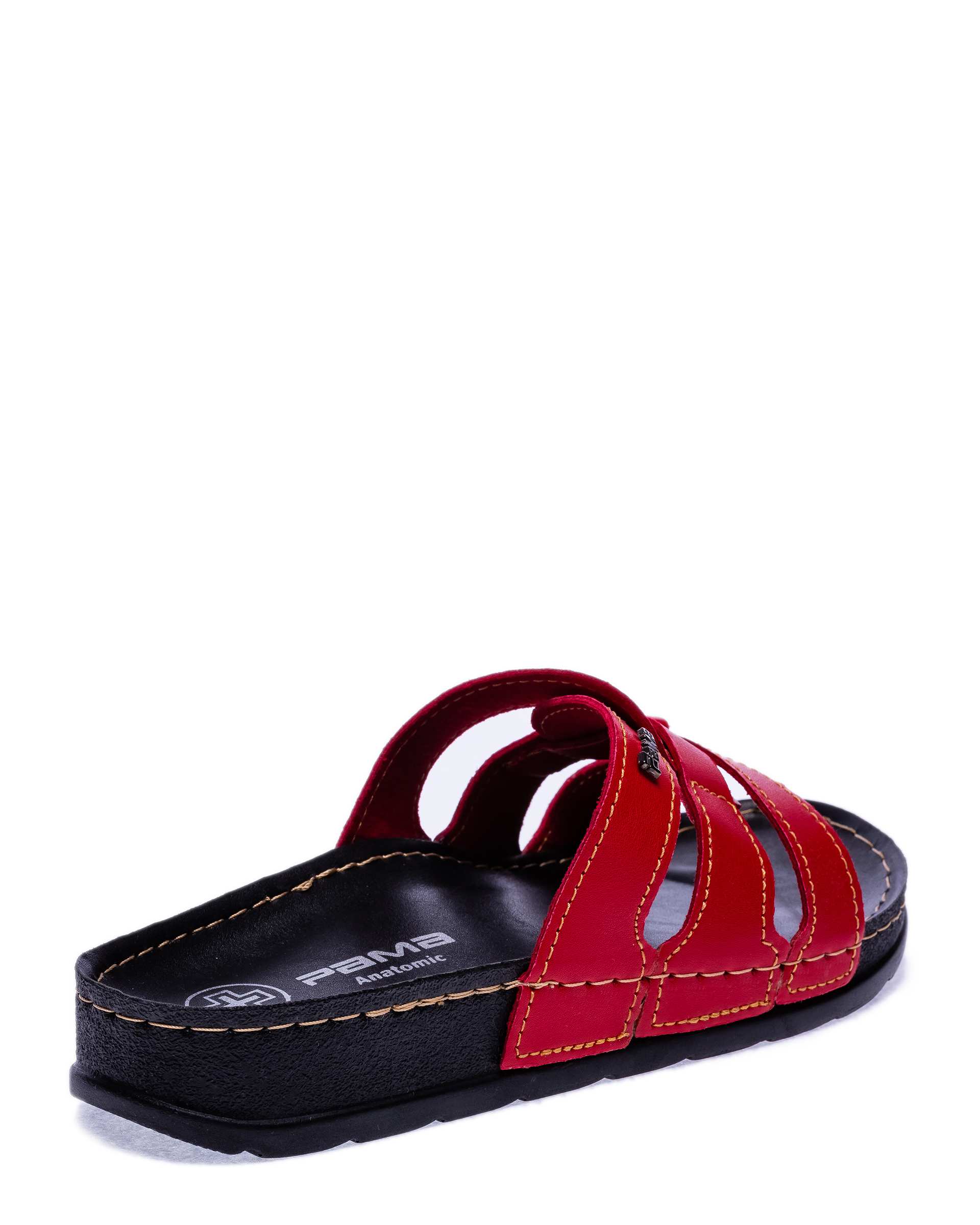 دمپایی زنانه راحیل قرمز پاما مدل HZRHL