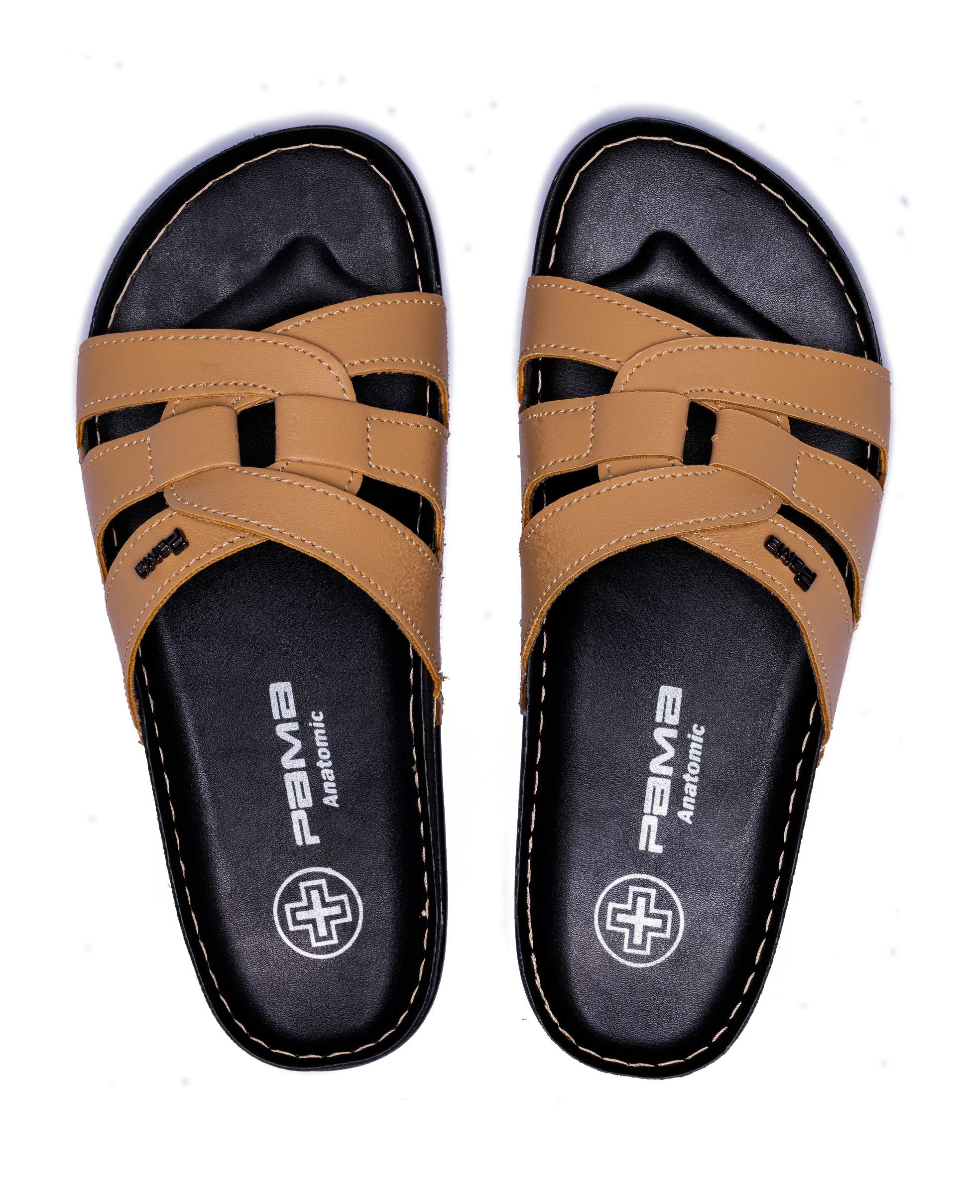 دمپایی زنانه راحیل کرم پاما مدل HZRHL