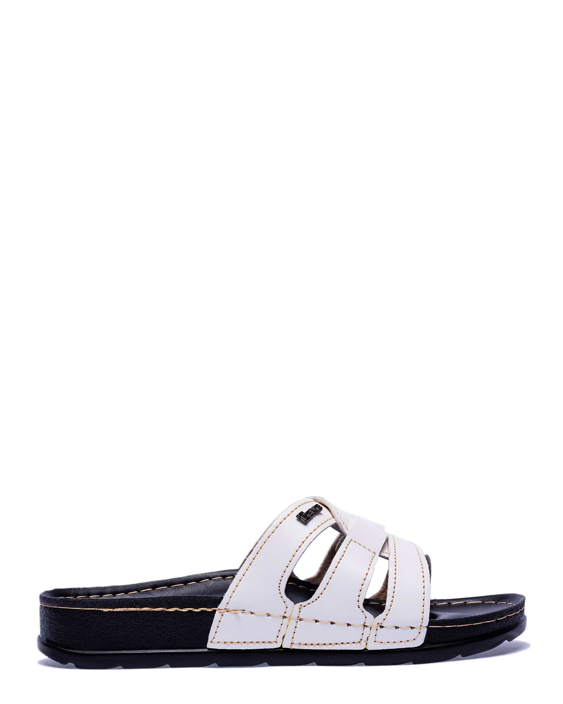 دمپایی زنانه راحیل سفید پاما Pama مدل HZRHL