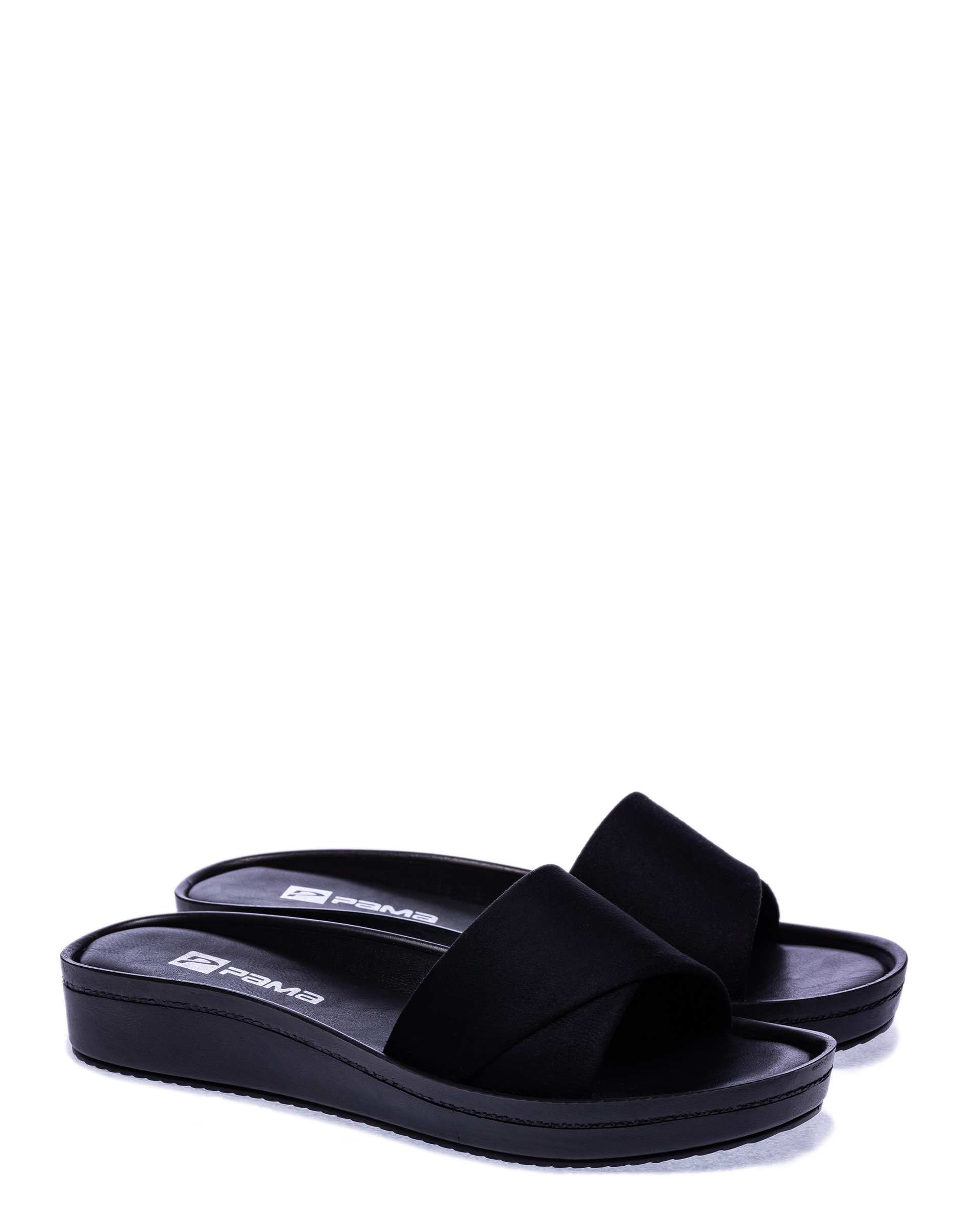 دمپایی زنانه باران مشکی پاما Pama مدل HZBRN