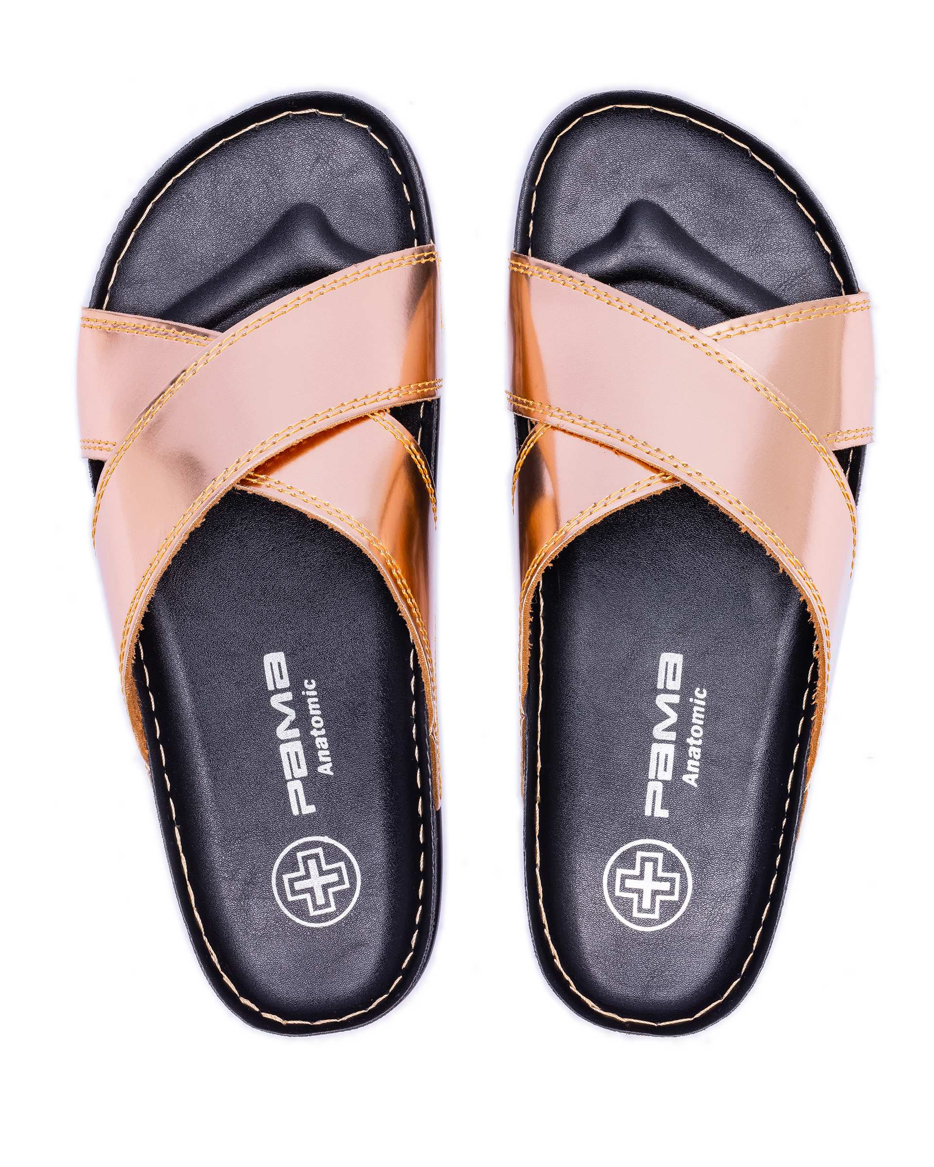 دمپایی زنانه رستا رزگلد پاما Pama مدل HZRST