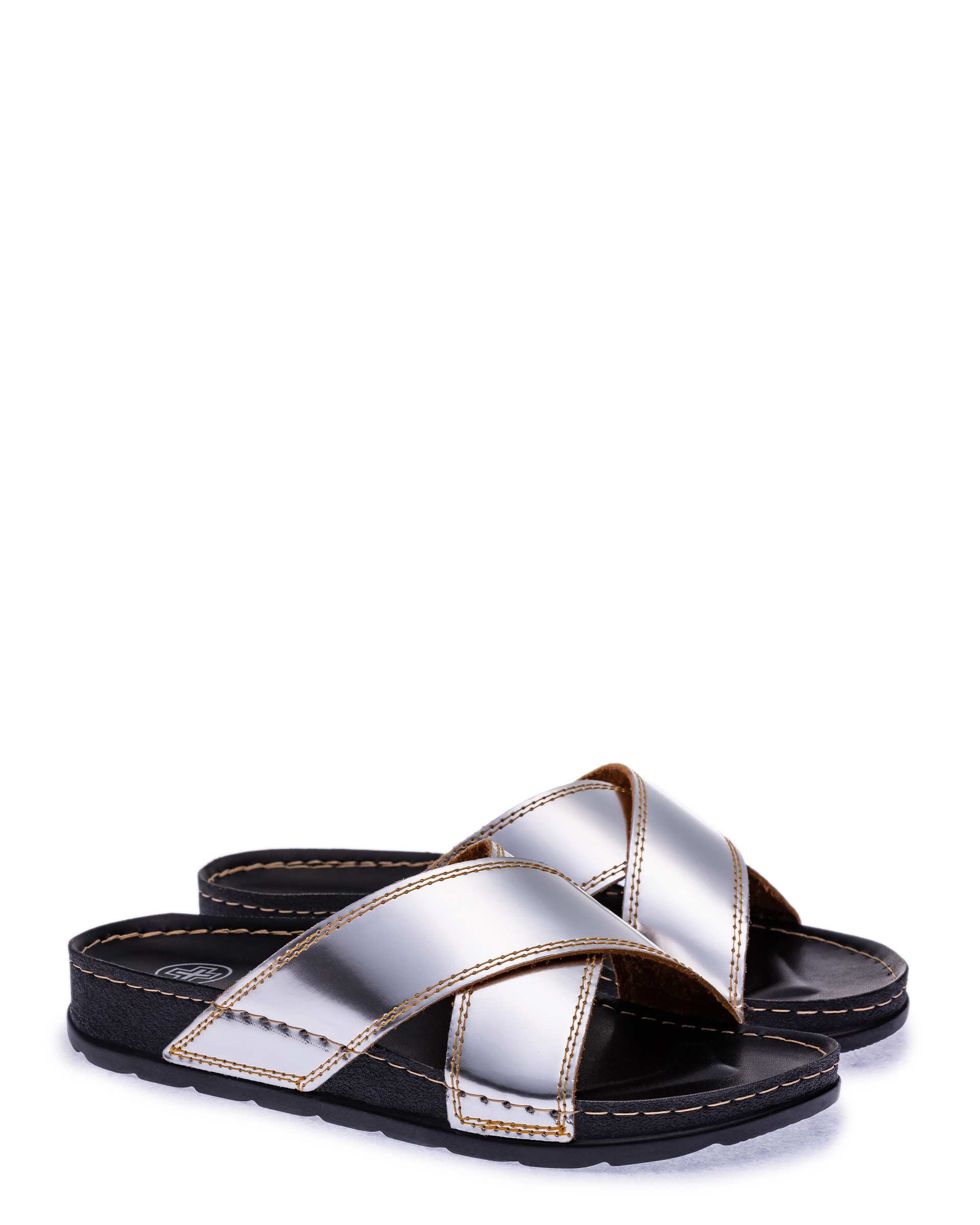 دمپایی زنانه رستا نقره ای پاما Pama مدل HZRST