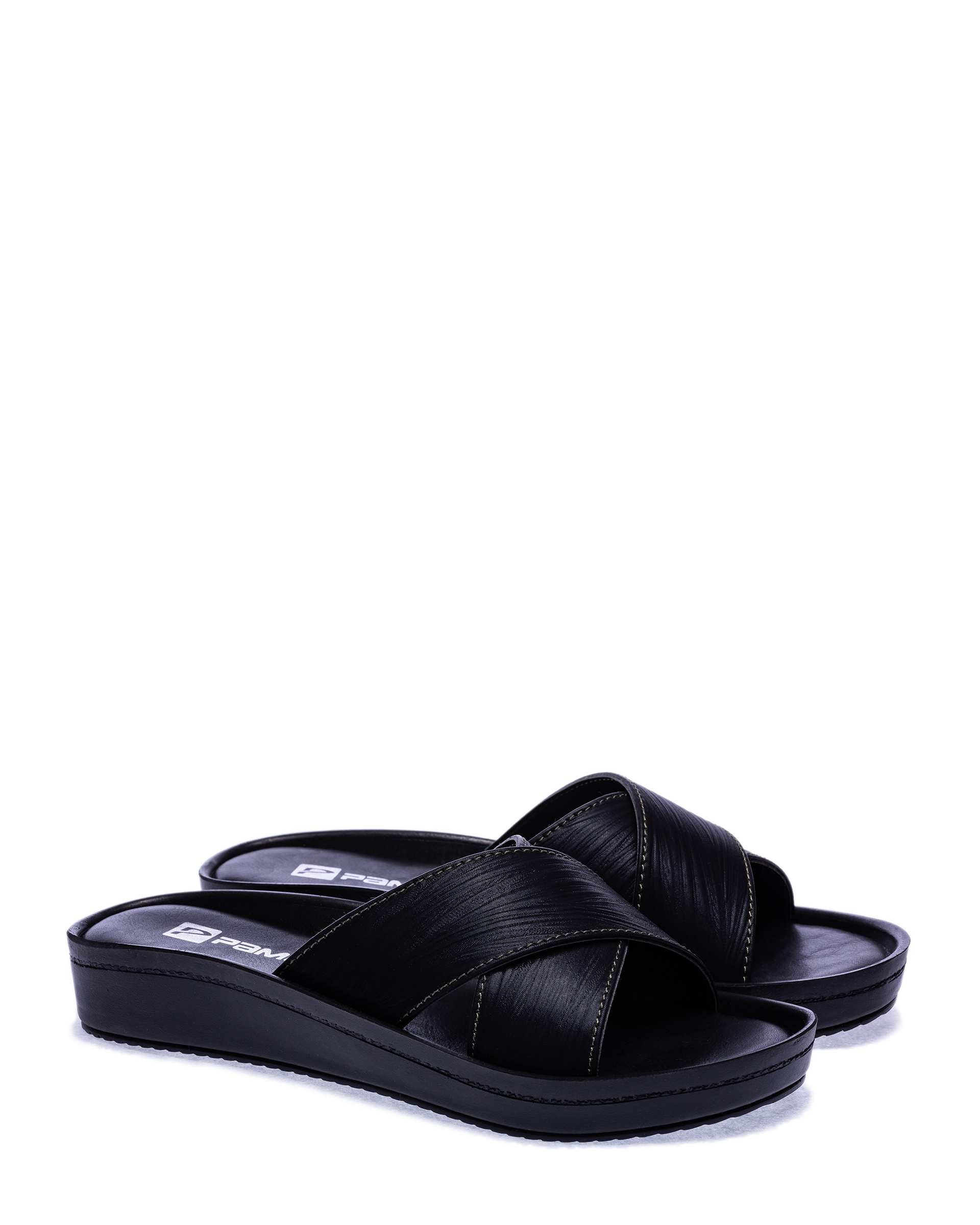 دمپایی زنانه برشید مشکی پاما Pama مدل HZBRD