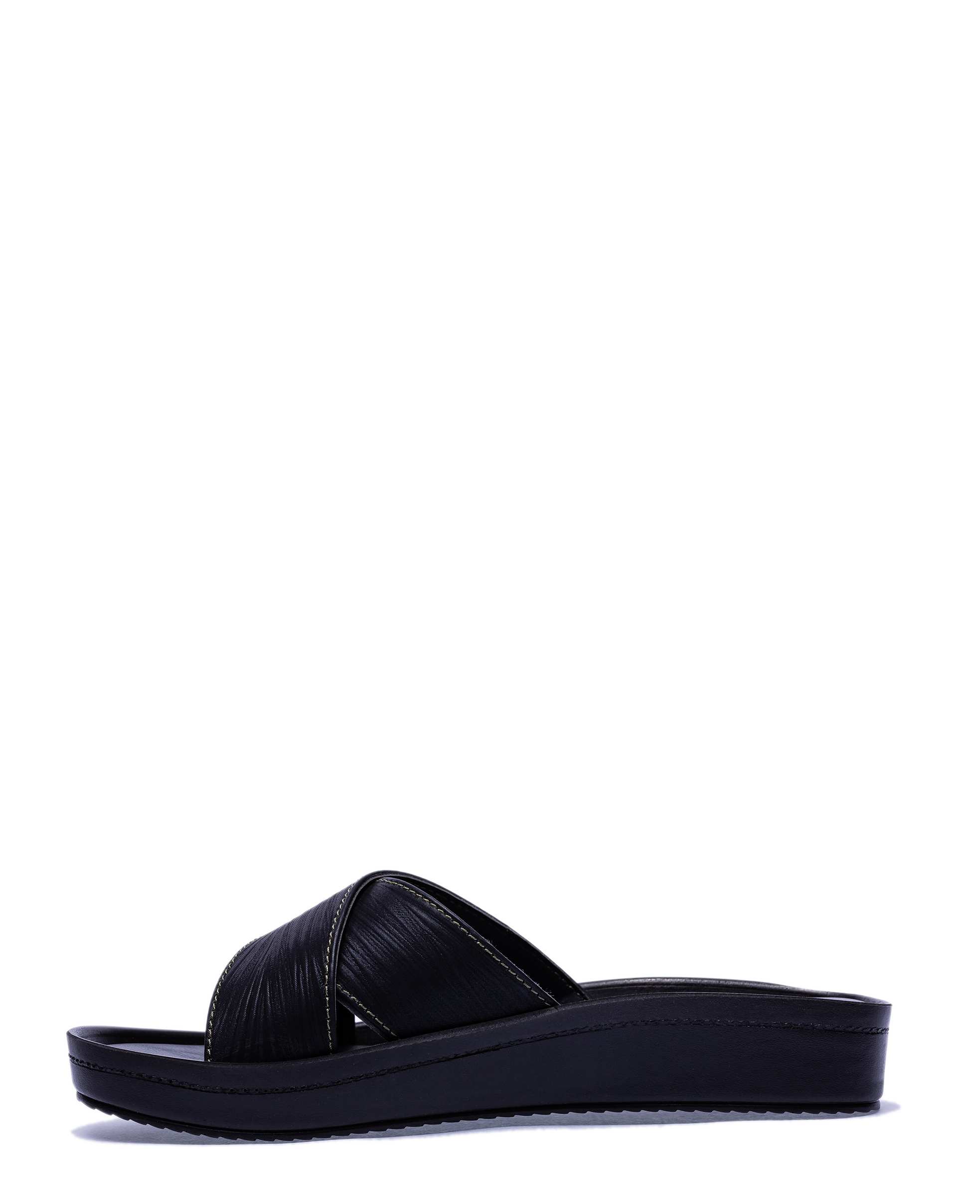 دمپایی زنانه برشید مشکی پاما Pama مدل HZBRD