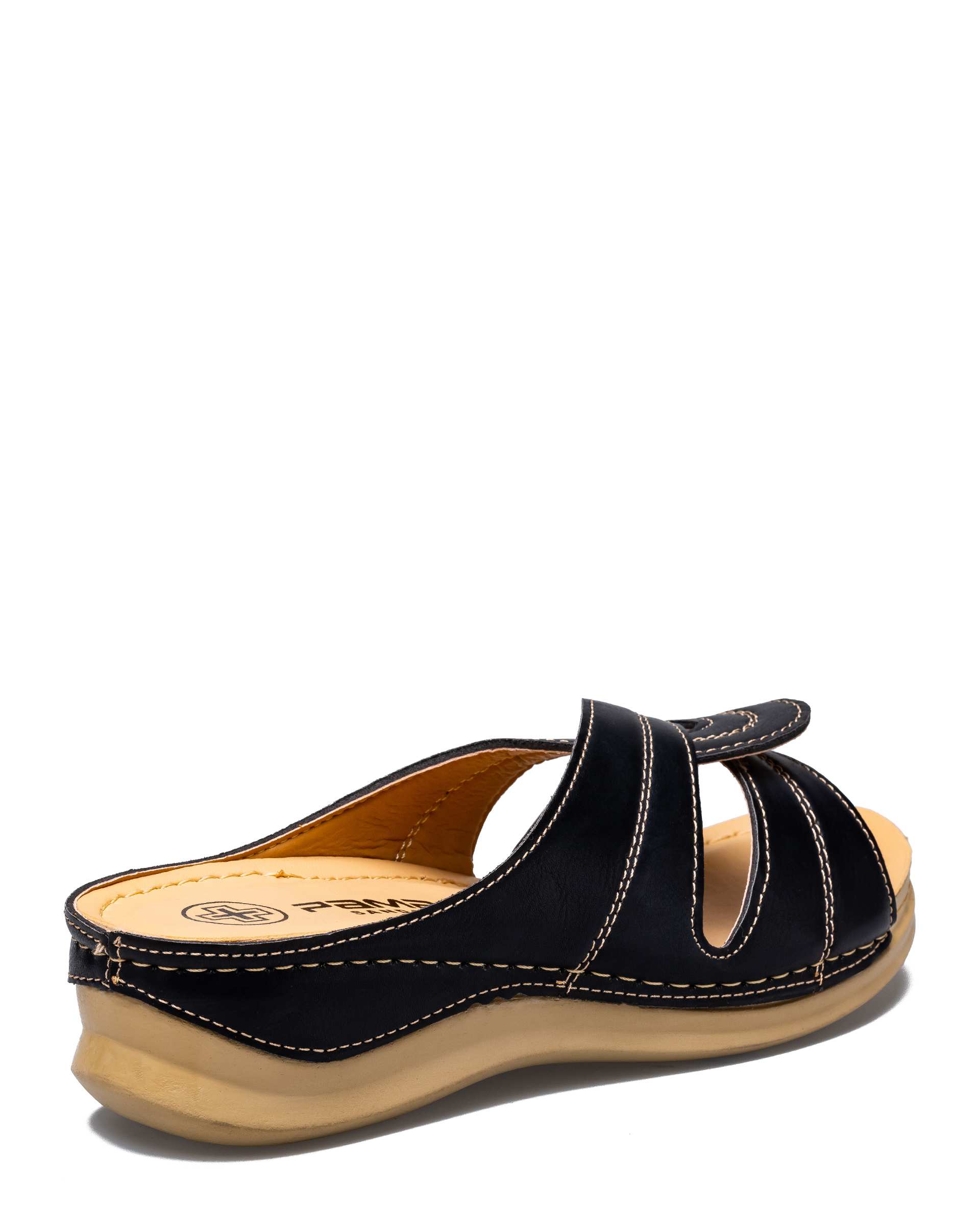 دمپایی زنانه دوریس مشکی پاما Pama مدل HZDRS