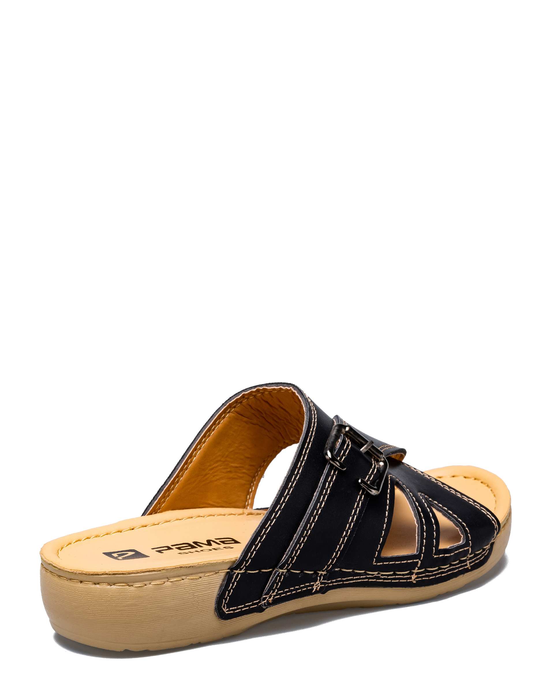 دمپایی زنانه پروا مشکی پاما Pama مدل HZPRV