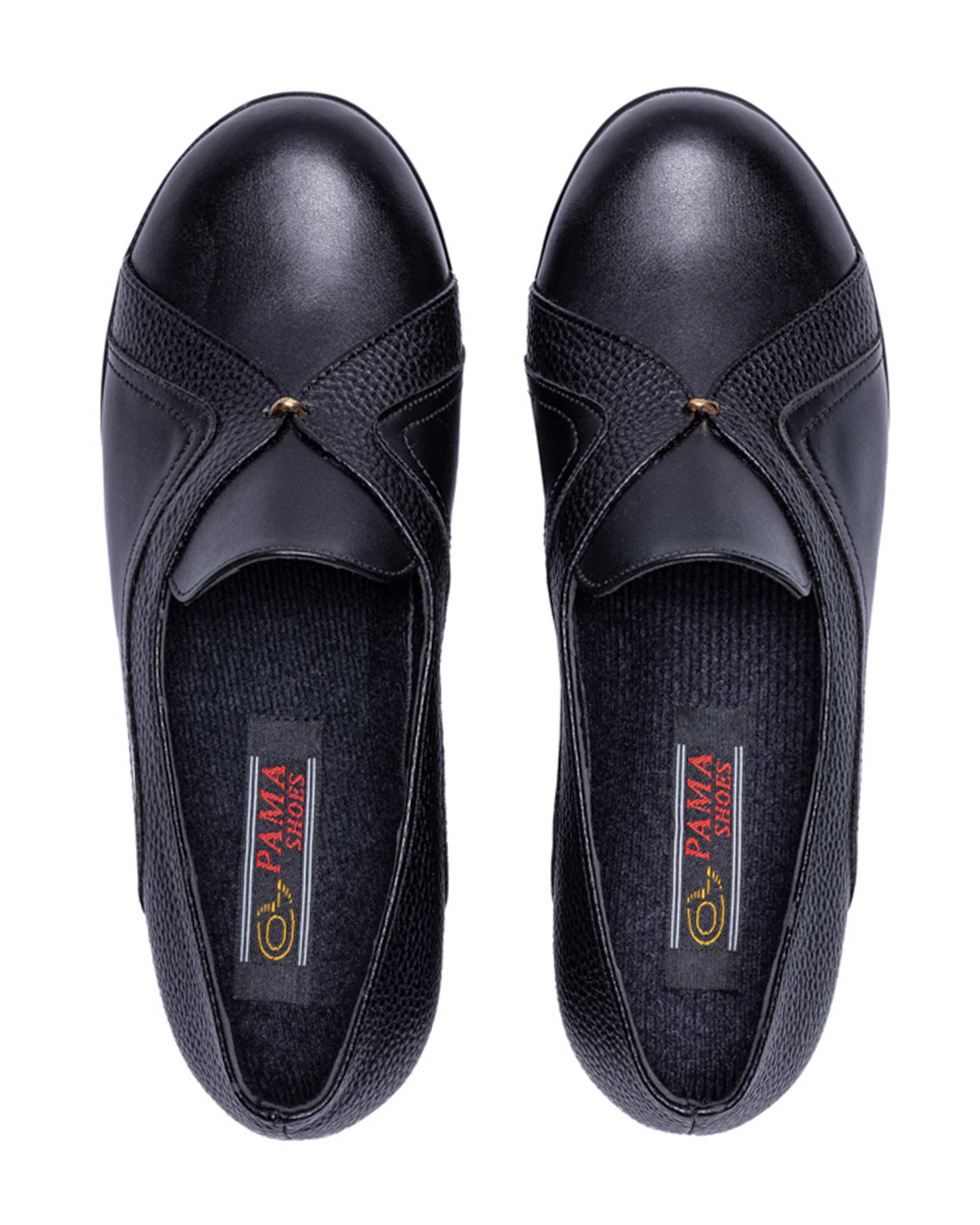 کفش زنانه فیروزه مشکی پاما Pama مدل AHFRZ