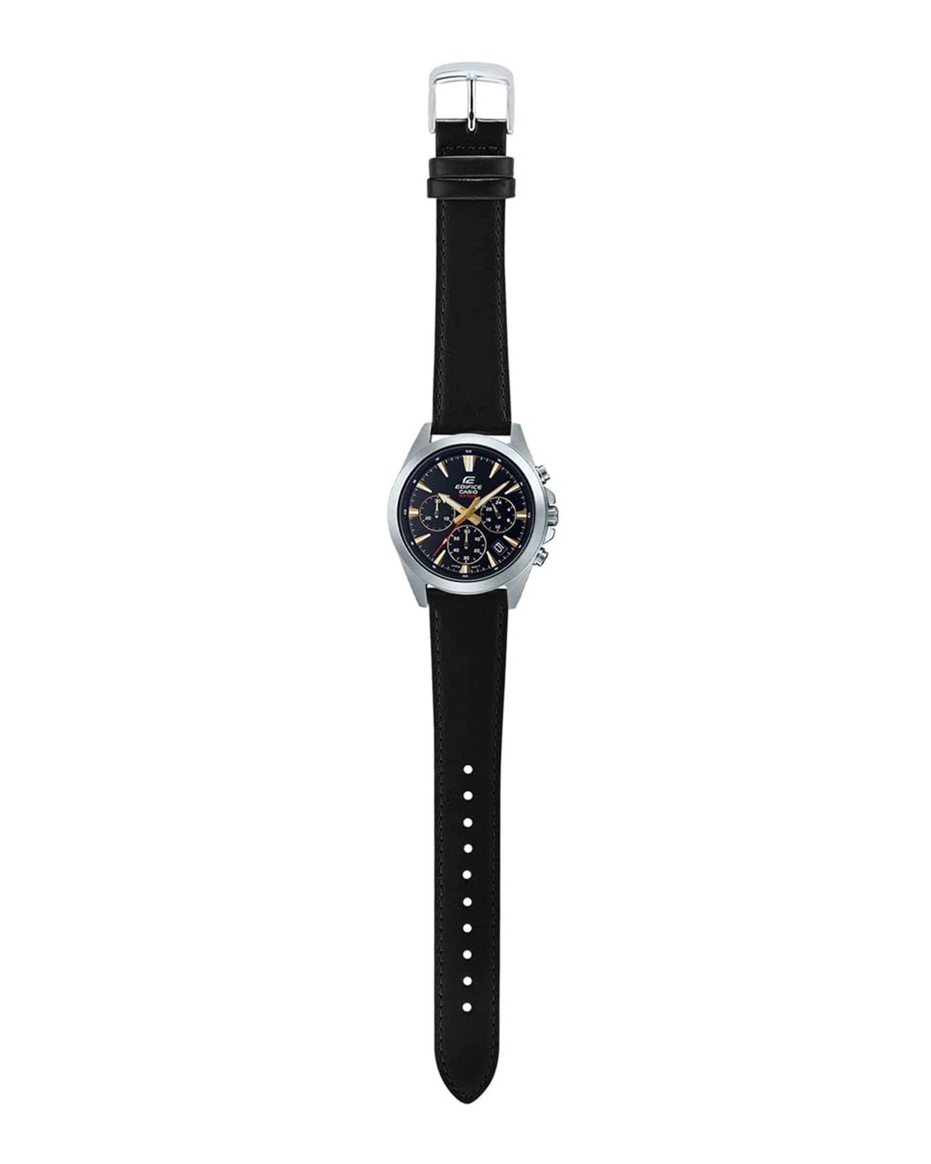 ساعت مچی مردانه عقربه ای EDIFICE کاسیو Casio مدل EFV-630L-1AVUDF