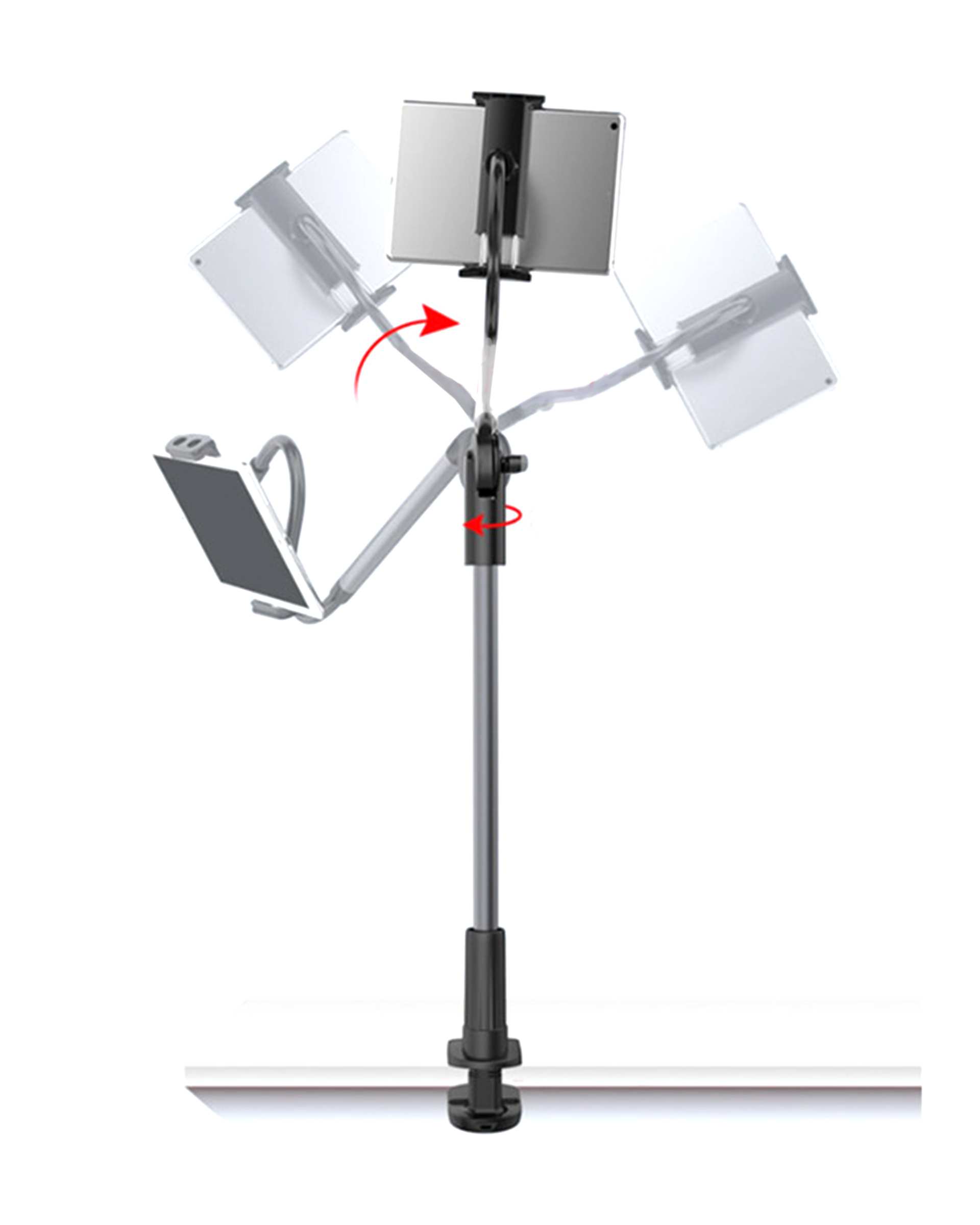 پایه نگهدارنده منعطف موبایل و تبلت مشکی ارگو Ergo مدل WMH005