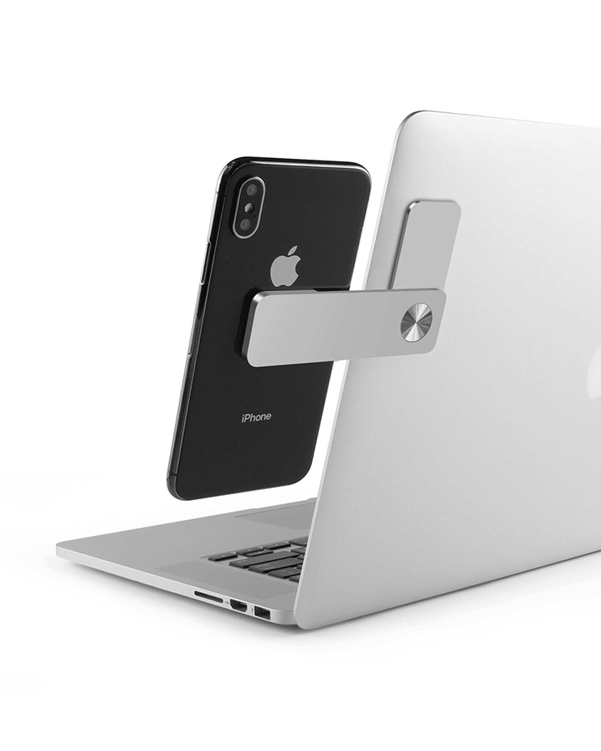 پایه نگهدارنده گوشی موبایل آهنربایی نقره ای ارگو Ergo مدل WMH007