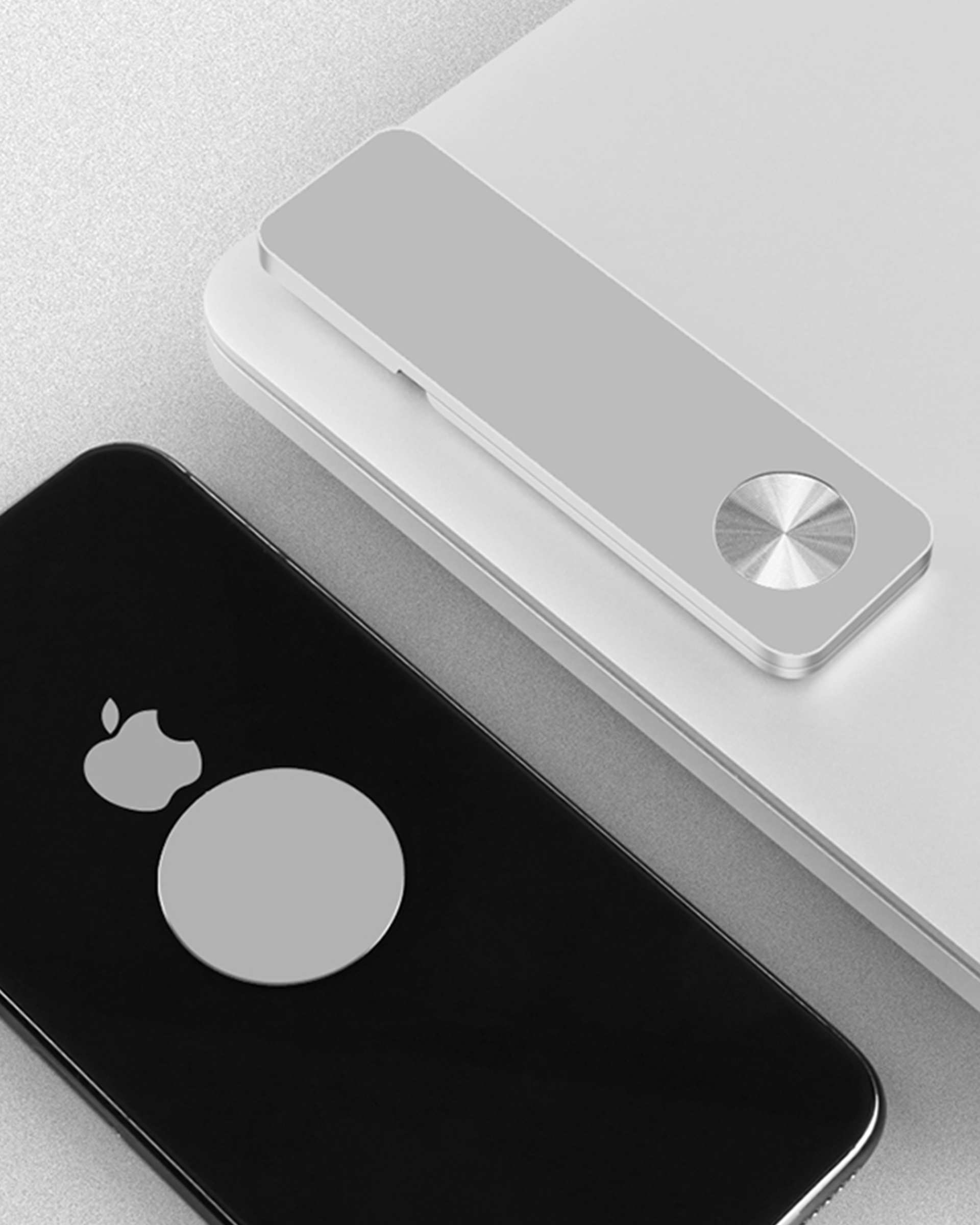 پایه نگهدارنده گوشی موبایل آهنربایی نقره ای ارگو Ergo مدل WMH007