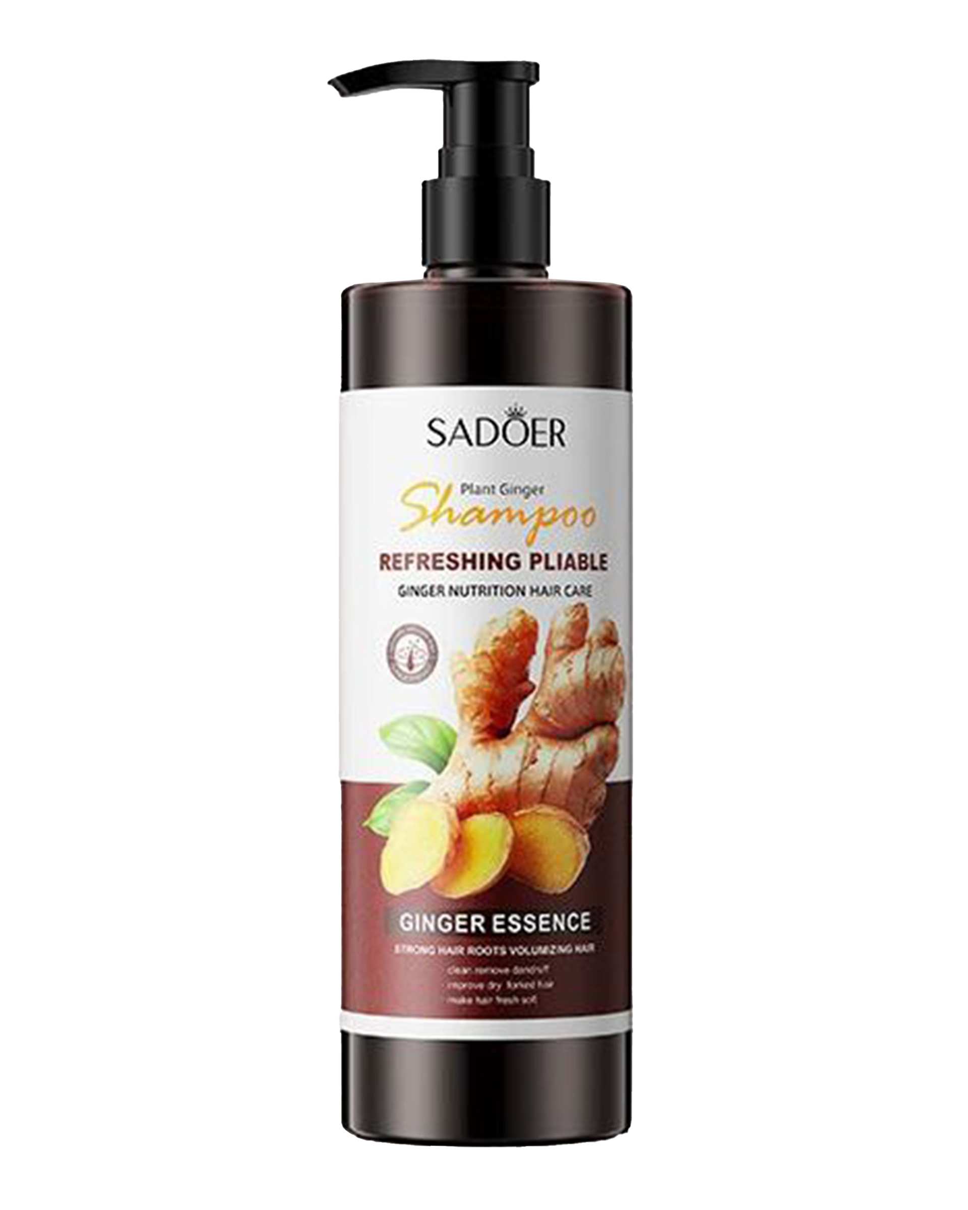 شامپو ضد ریزش مو سادور Sadoer حاوی عصاره زنجبیل 500ml