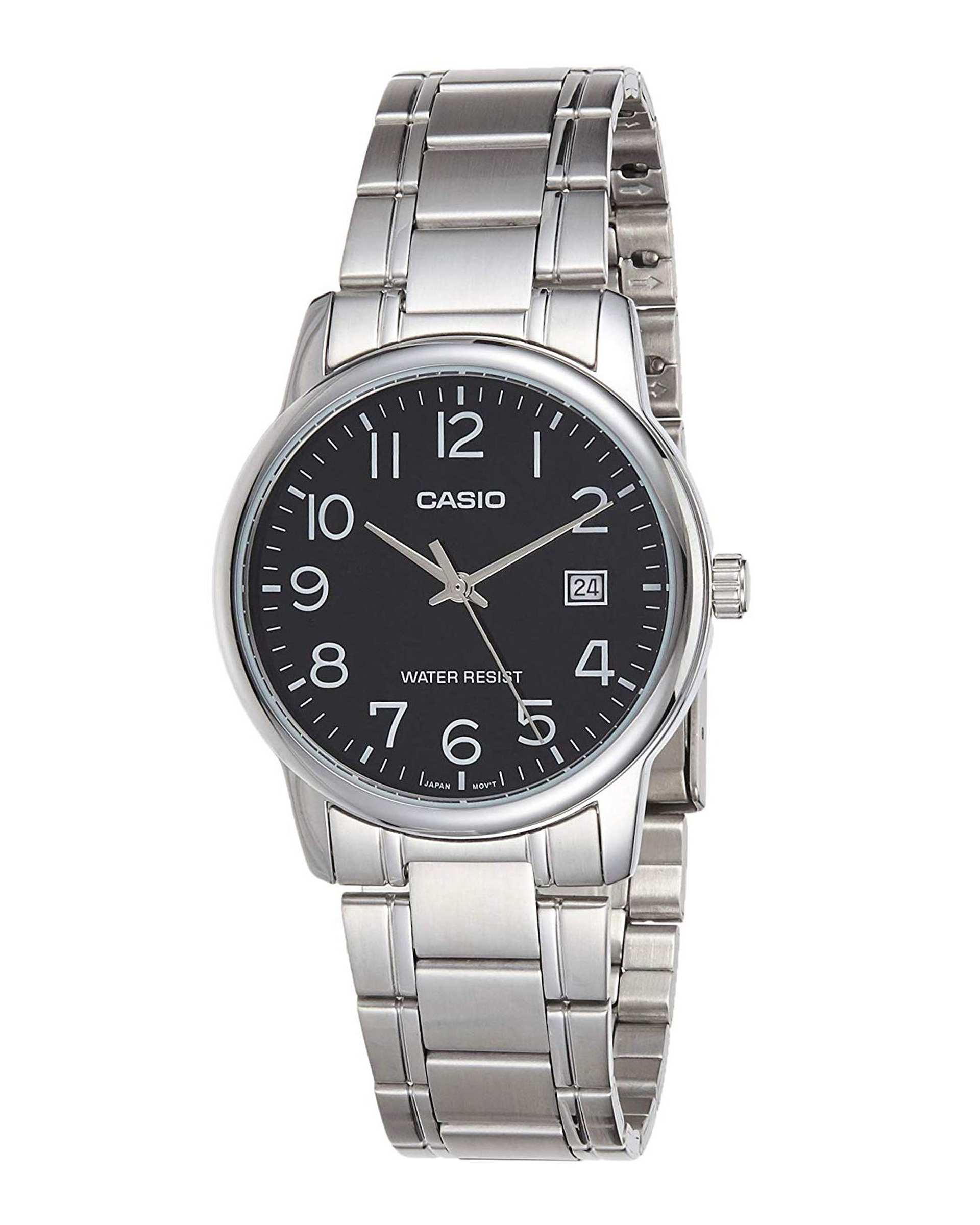 ساعت مچی مردانه عقربه ای کاسیو Casio مدل MTP-V002D-1B