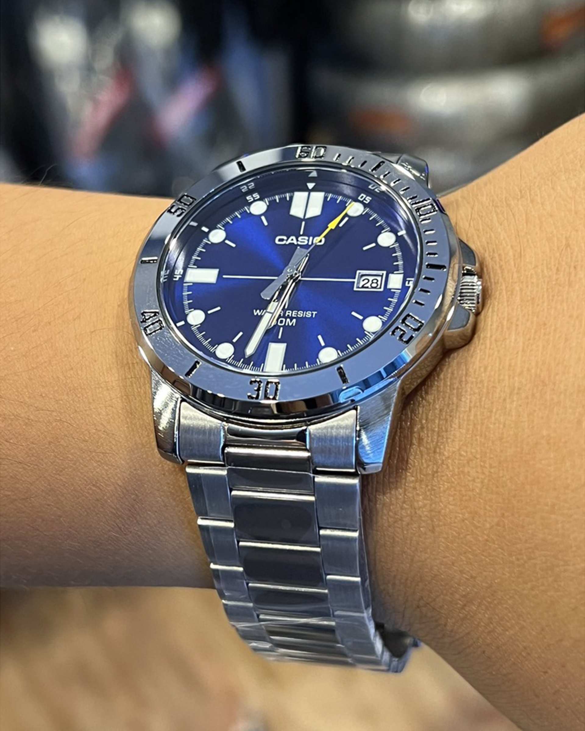 ساعت مچی مردانه عقربه ای کاسیو Casio مدل MTP-VD01D-2E