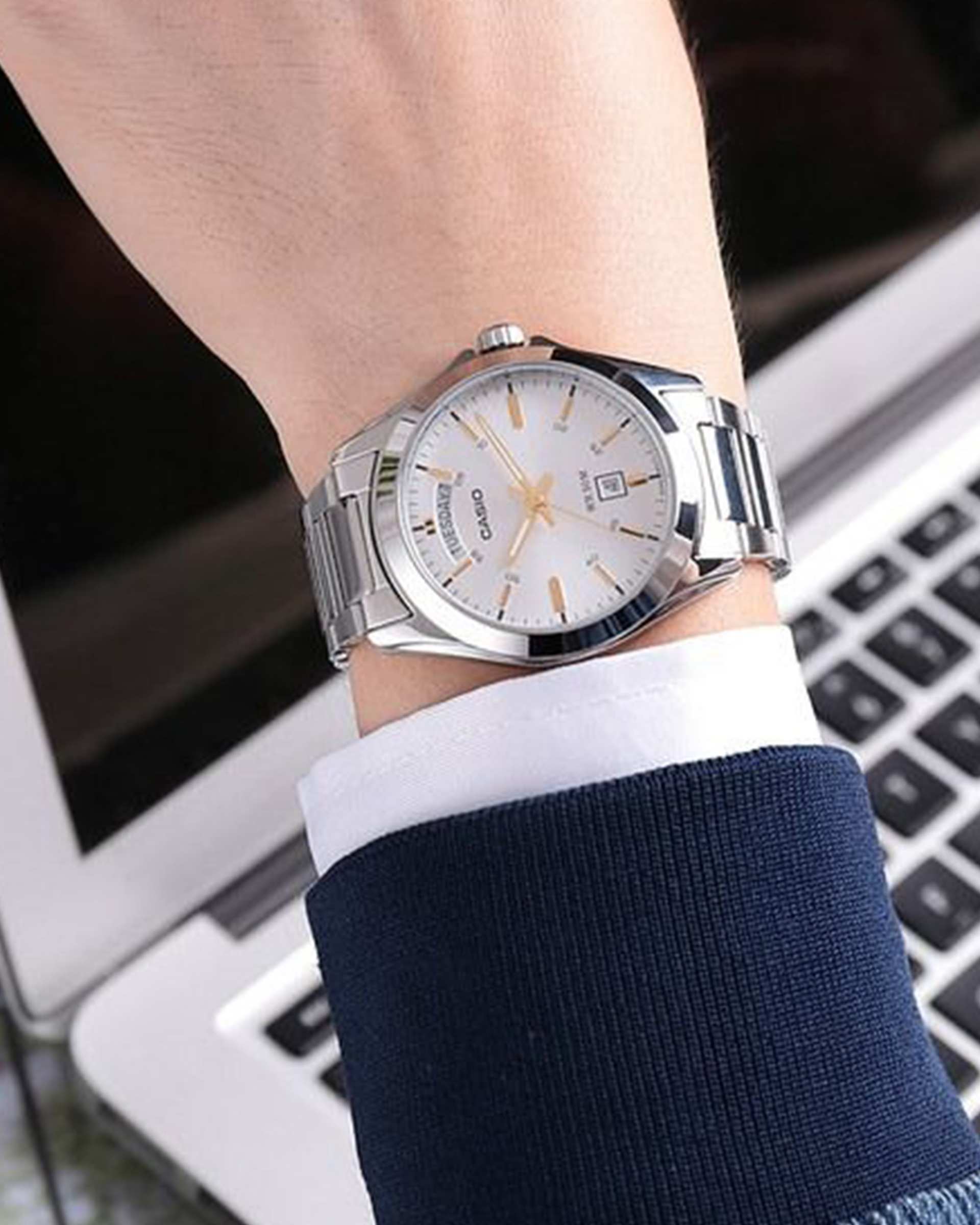 ساعت مچی مردانه عقربه ای کاسیو Casio مدل MTP-1370D-7A2