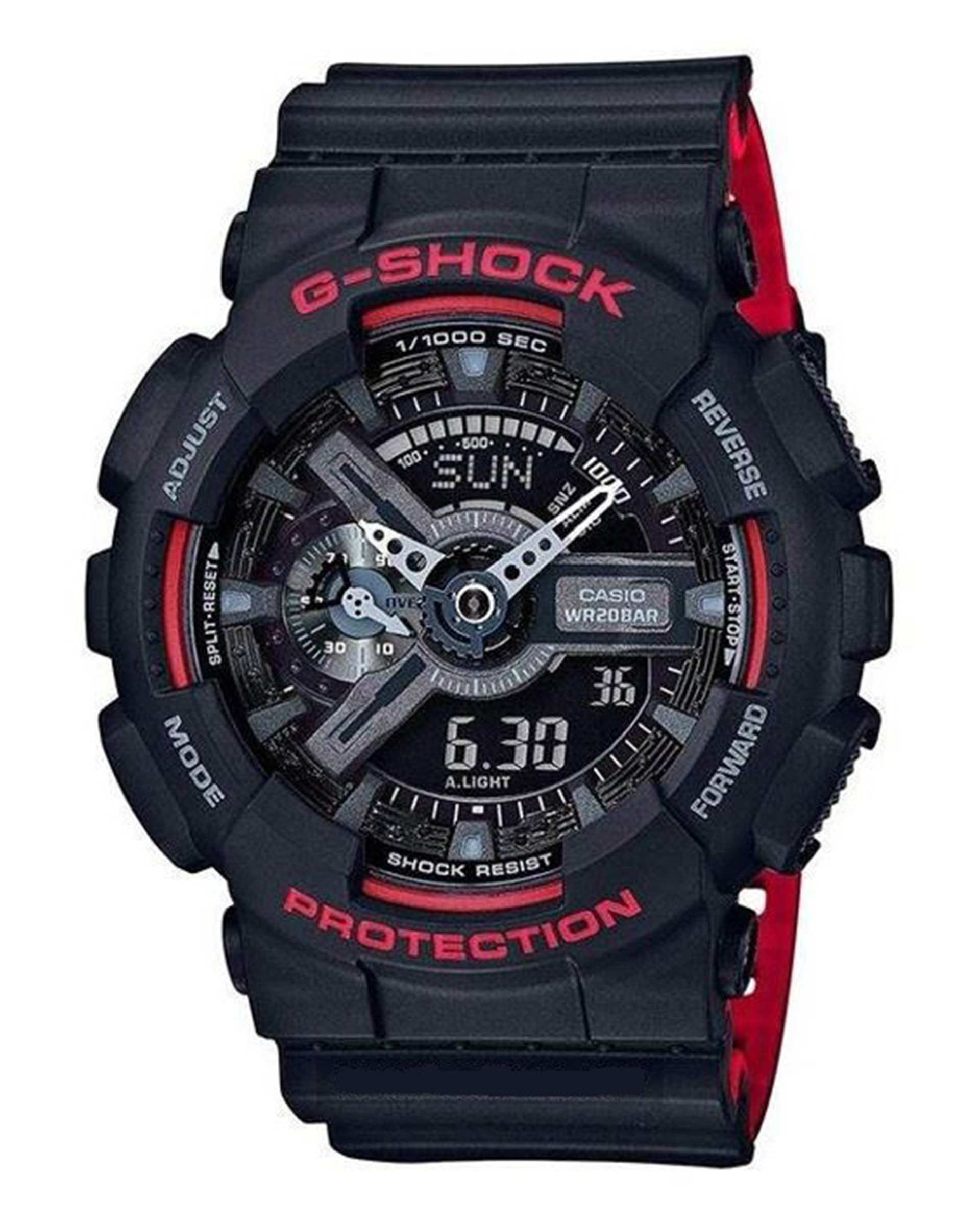 ساعت مچی مردانه عقربه ای دیجیتال G-Shock کاسیو Casio مدل GA-110HR-1A