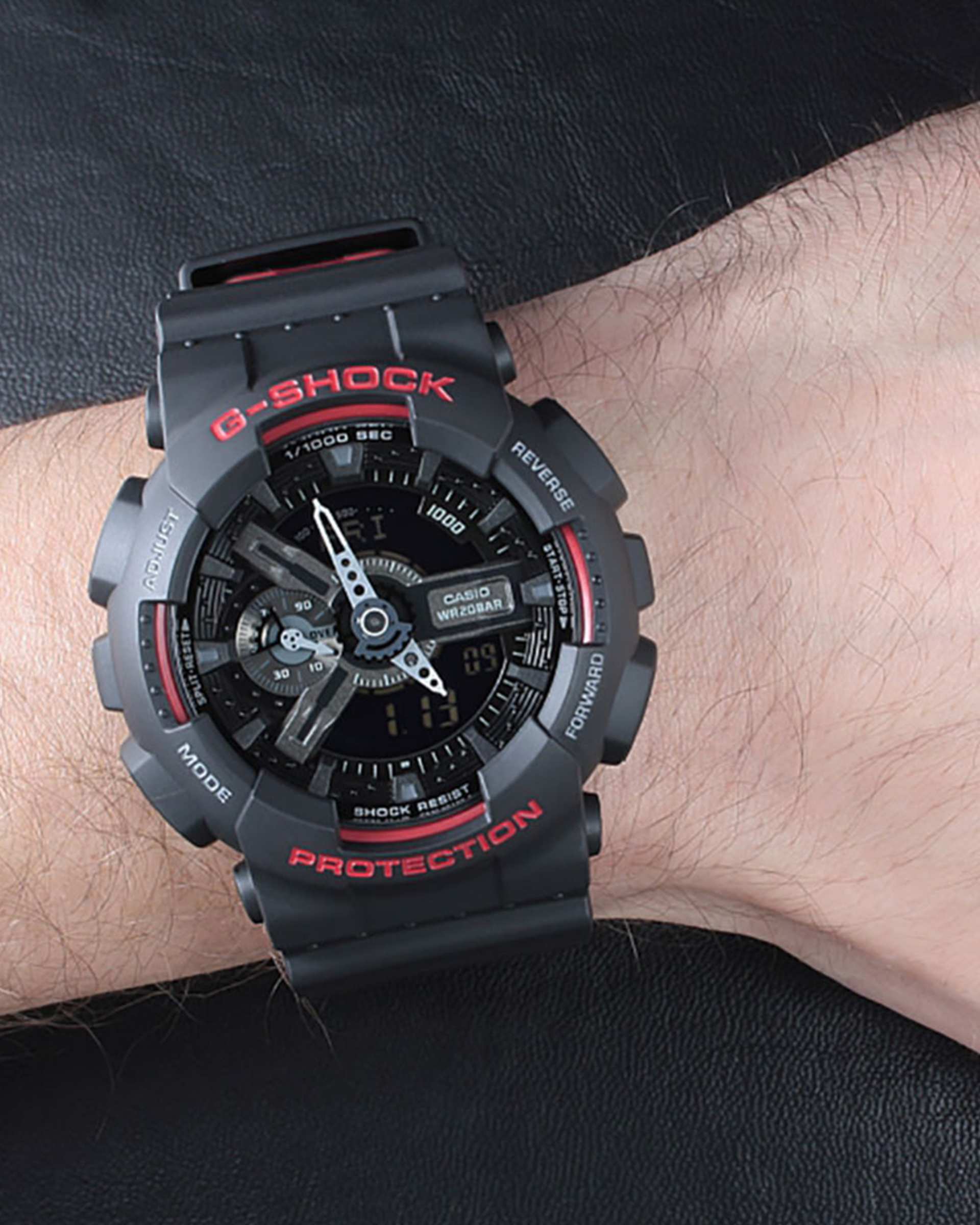 ساعت مچی مردانه عقربه ای دیجیتال G-Shock کاسیو Casio مدل GA-110HR-1A