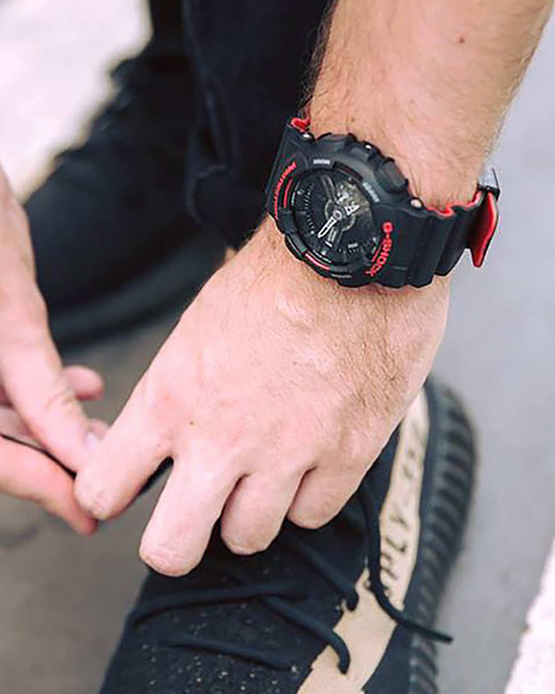 ساعت مچی مردانه عقربه ای دیجیتال G-Shock کاسیو Casio مدل GA-110HR-1A