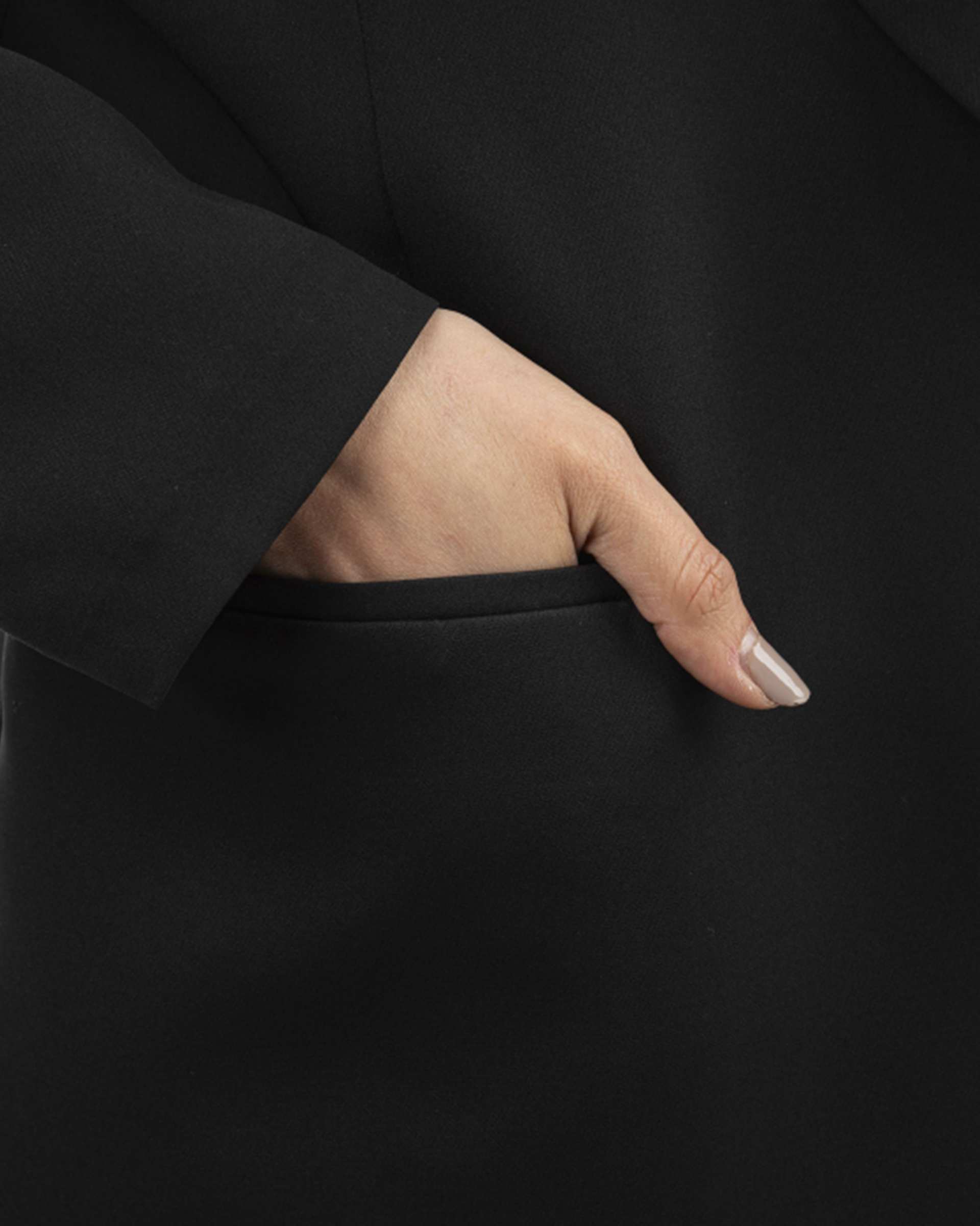 مانتو زنانه کتی مشکی آر ان اس RNS کد 11091784