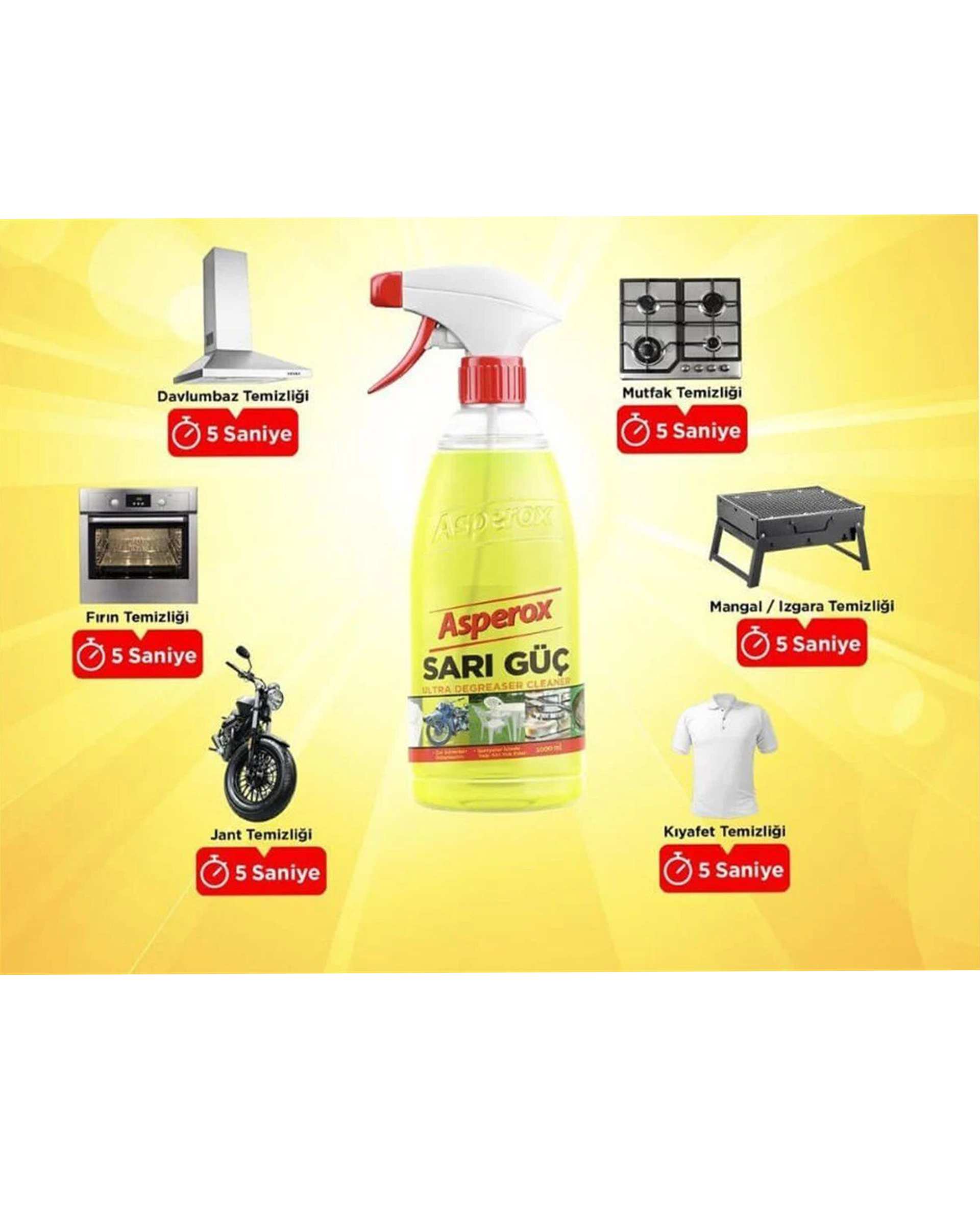 اسپری پاک کننده روغن اسپروکس Asperox حجم 1000ml
