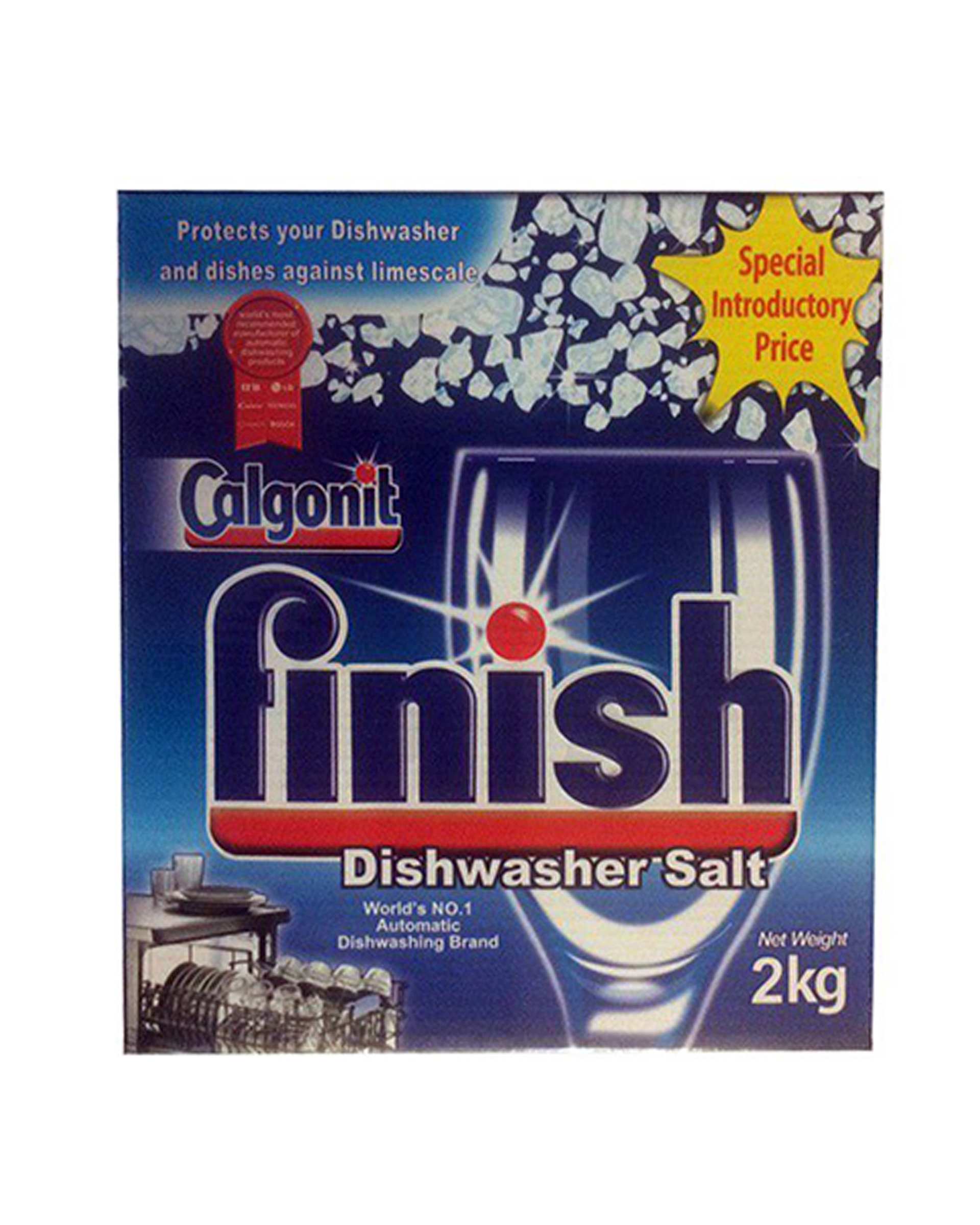 نمک ماشین ظرفشویی فینیش Finish مدل Calgonit وزن 1.5 کیلوگرم