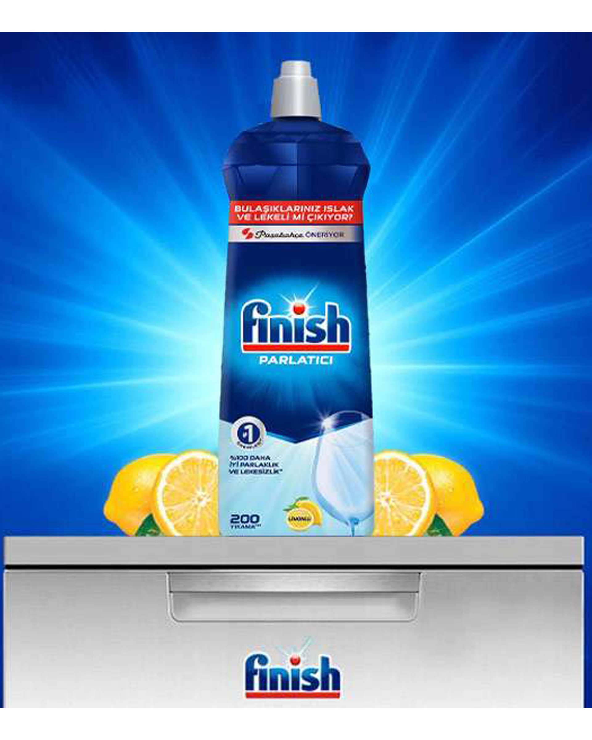 مایع جلا دهنده ماشین ظرفشویی فینیش Finish حجم 800ml