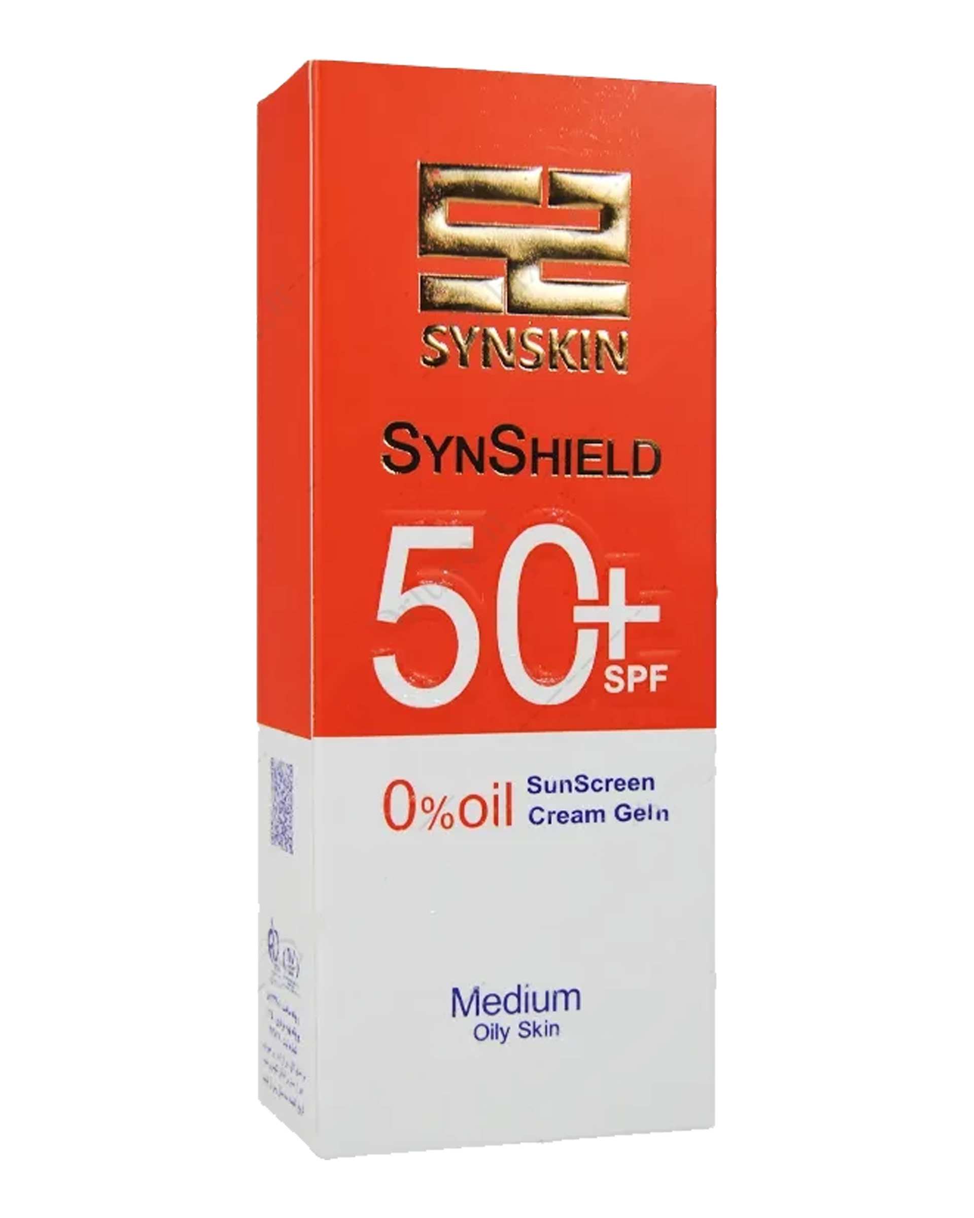 کرم ژل ضد آفتاب رنگی SPF50 فاقد چربی ساین اسکین Synskin مدل ساین شیلد SynShield 